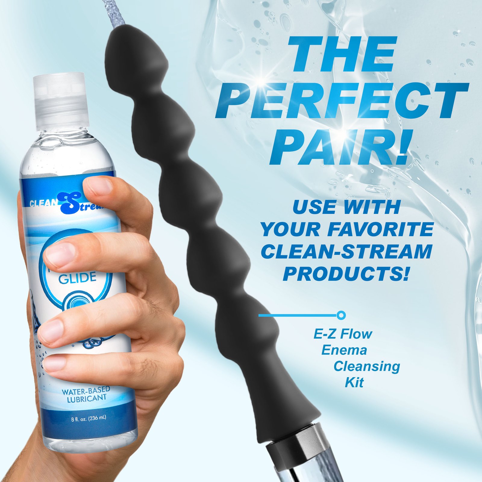 CleanStream Water-Based Anal Lube 8 oz - Image 6