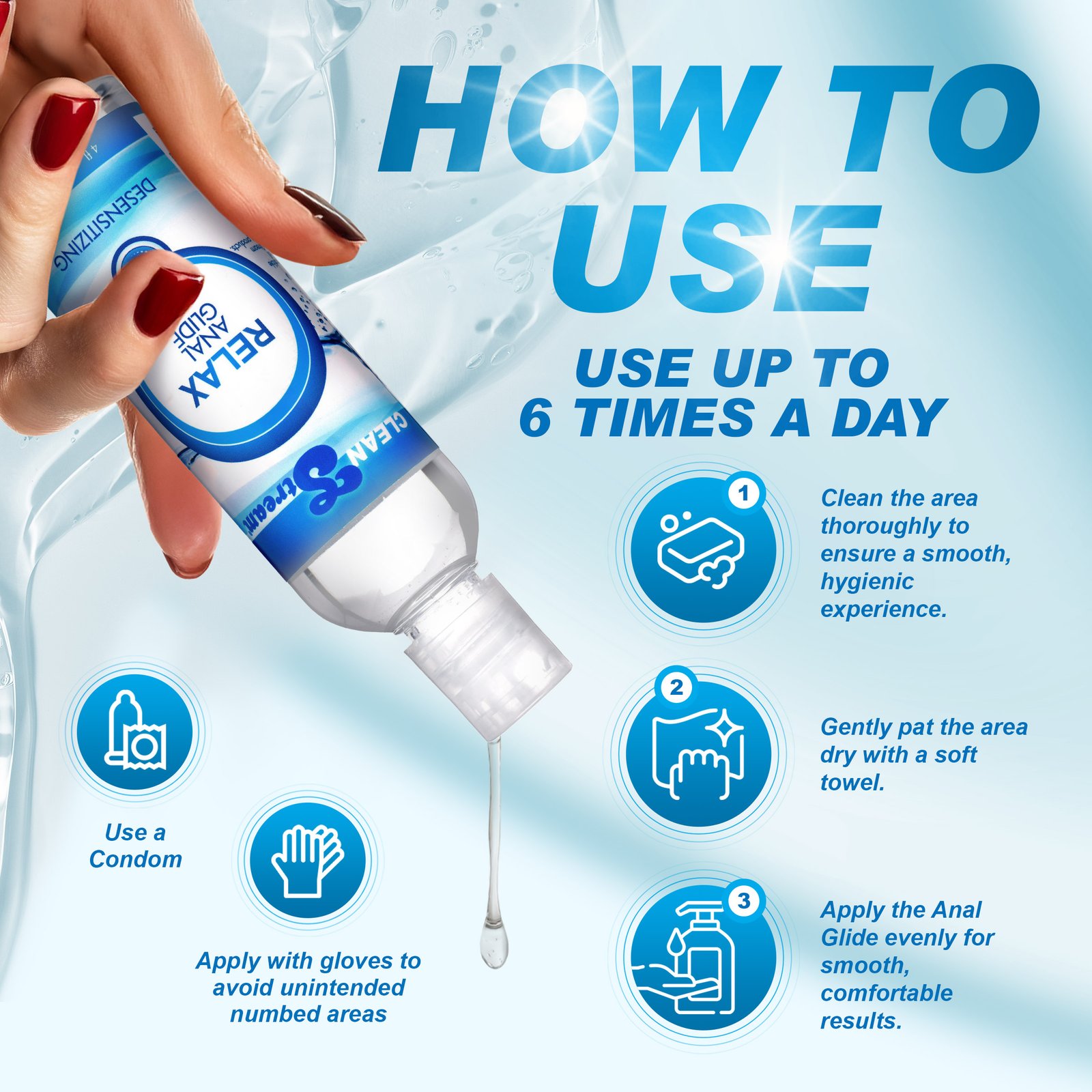 CleanStream Relax Desensitizing Anal Lube 4 oz - Image 3