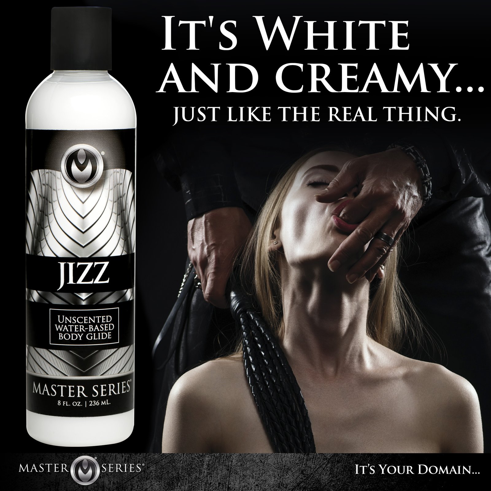 Jizz Unscented Water-Based Lube 8oz - Image 2