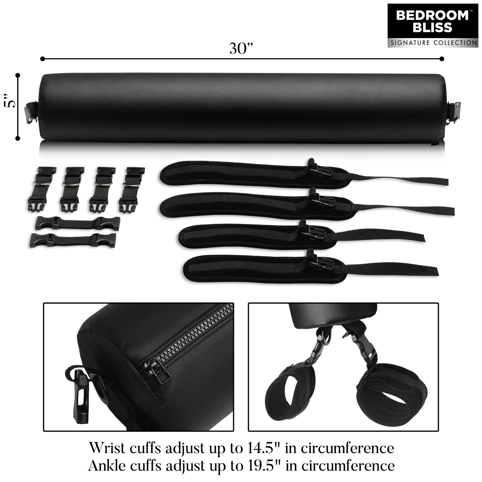 Padded Spreader Bar with Restraints - Image 9