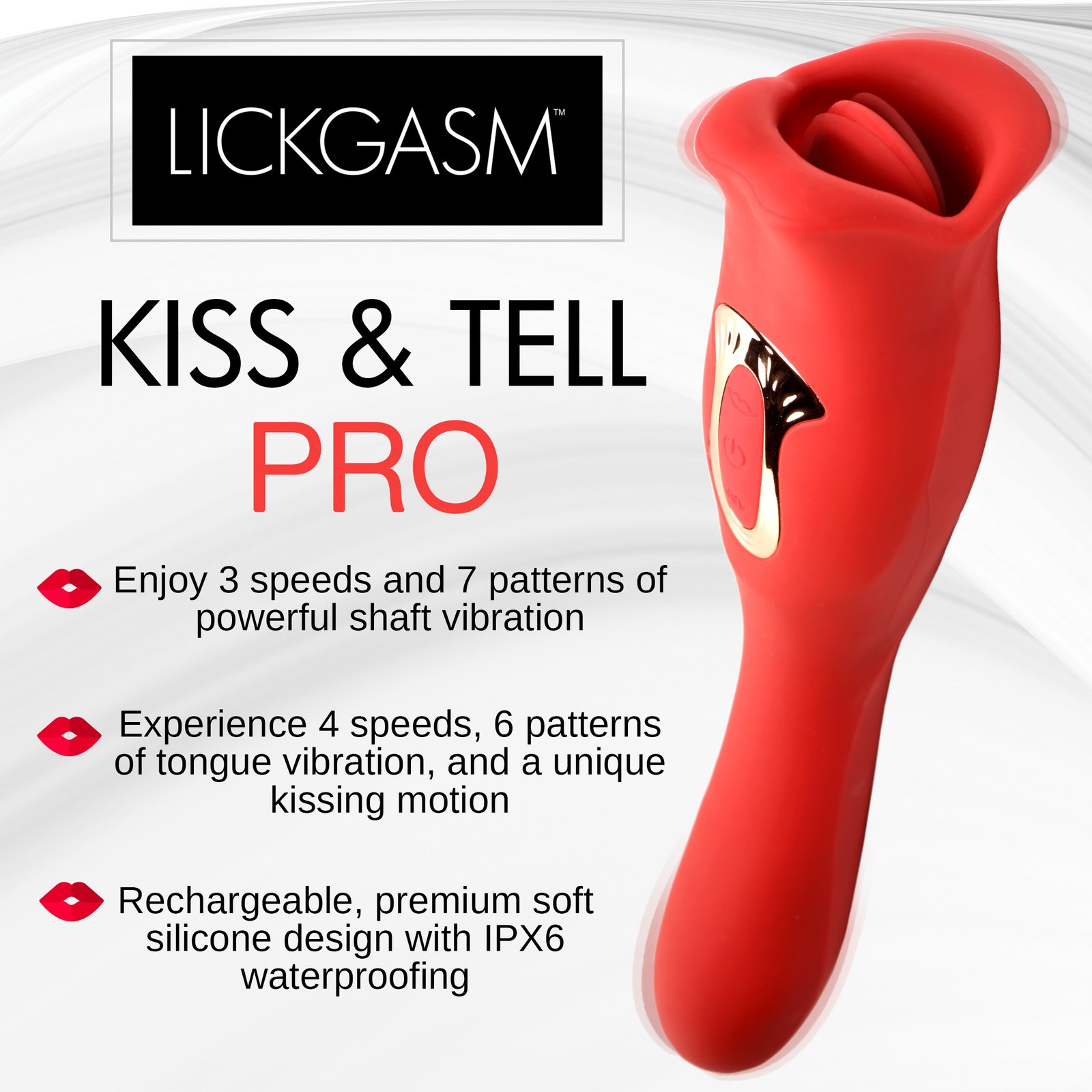 Kiss and Tell Pro Dual-ended Kissing Vibrator - Image 2