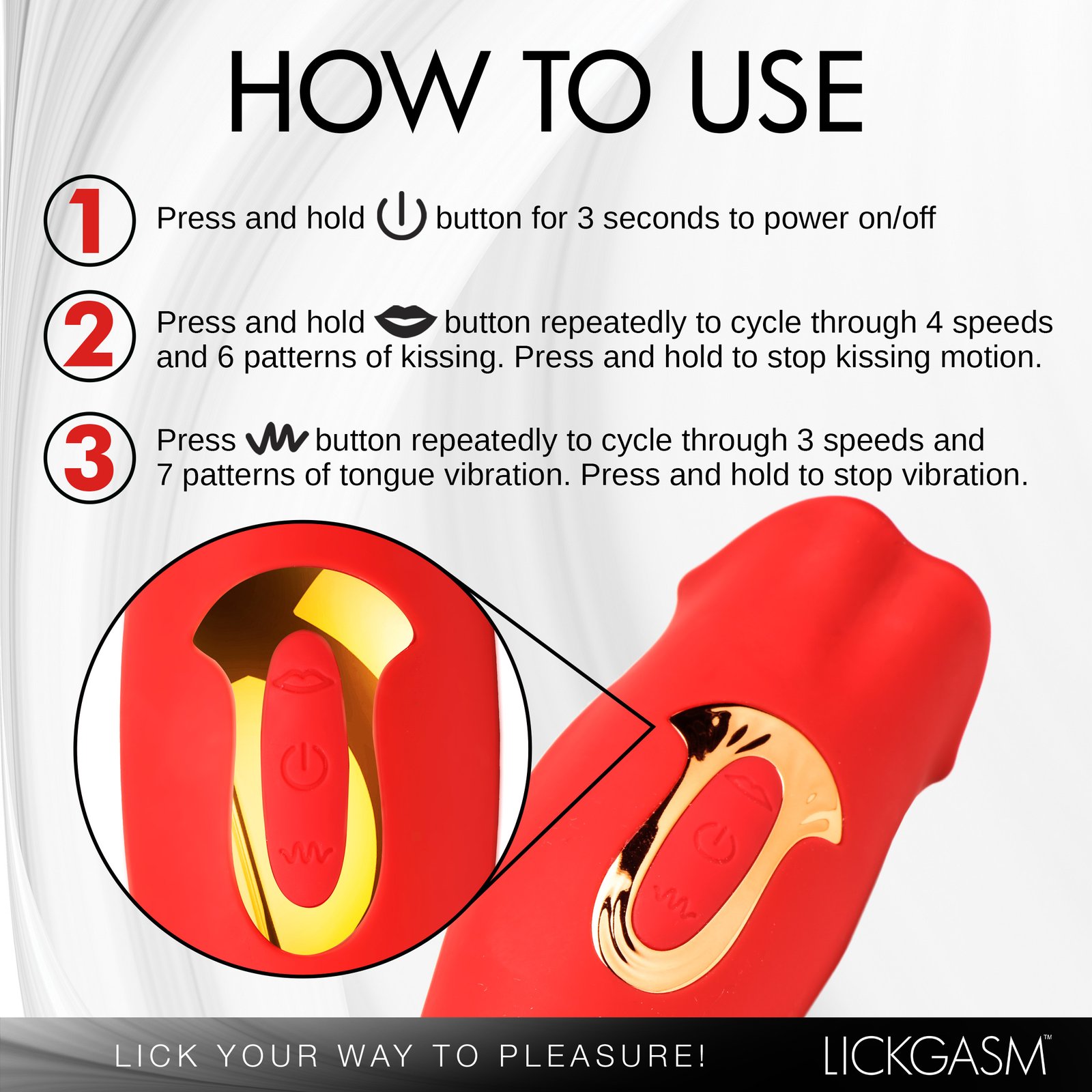 Kiss and Tell Mini Kissing and Vibrating Clitoral Stimulator - Image 8