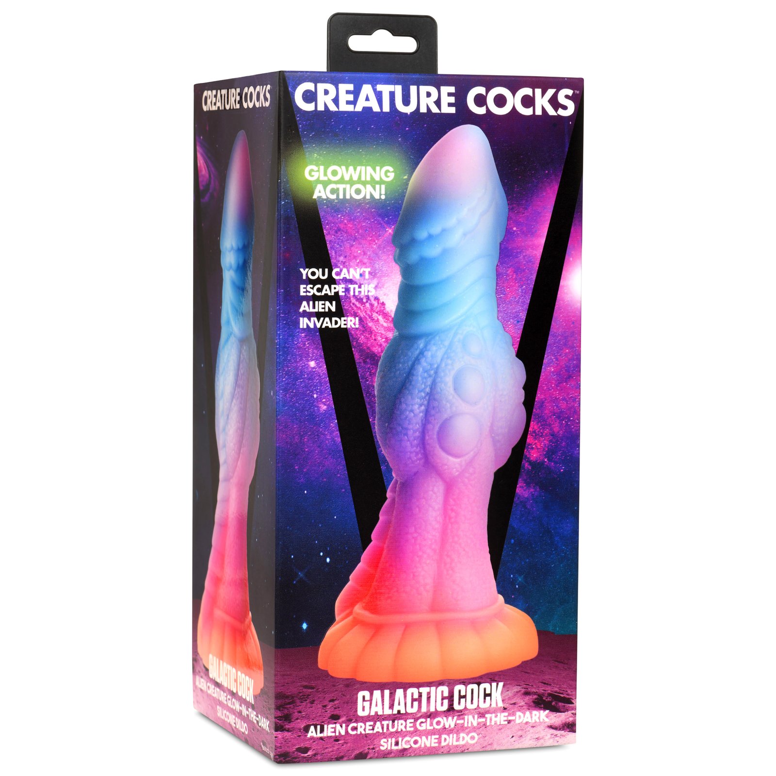 Galactic Cock Alien Creature Glow-in-the-Dark Silicone Dildo - Image 9