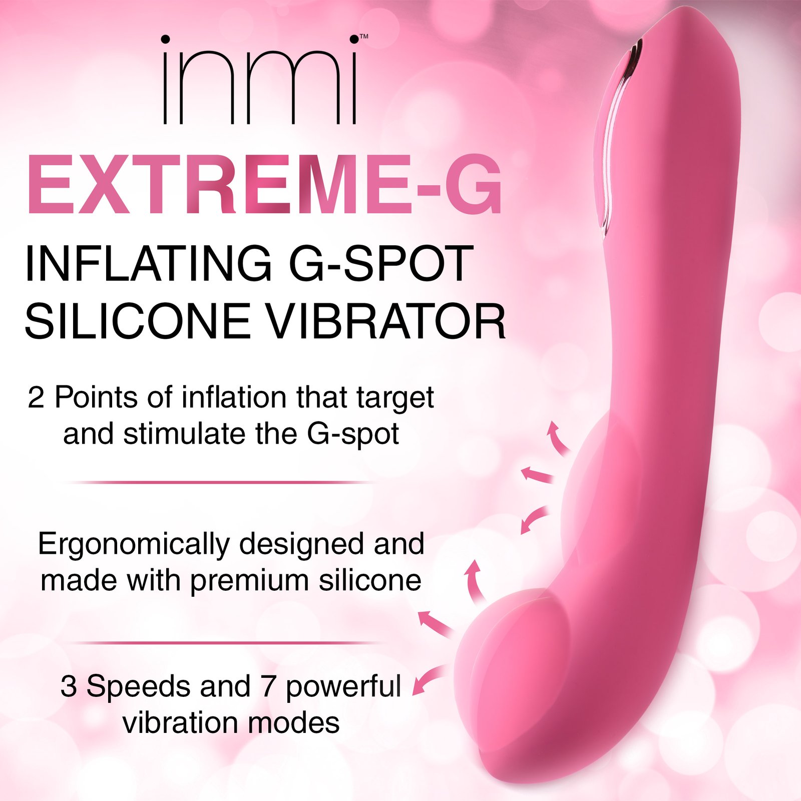 Extreme-G Inflating G-spot Silicone Vibrator - Image 2