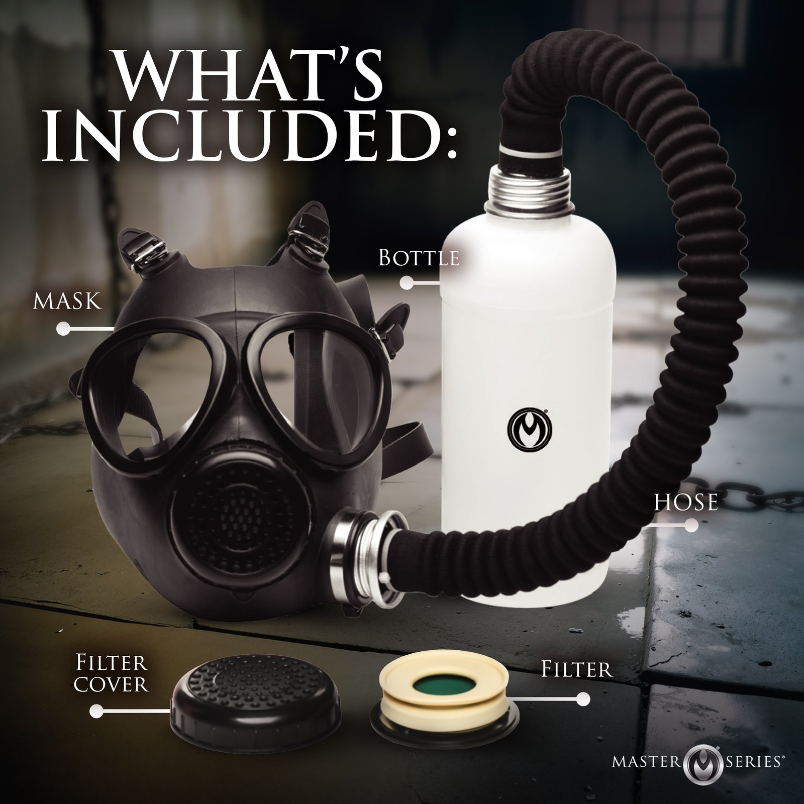 Inhaler Gas Mask with Bottle - Image 6