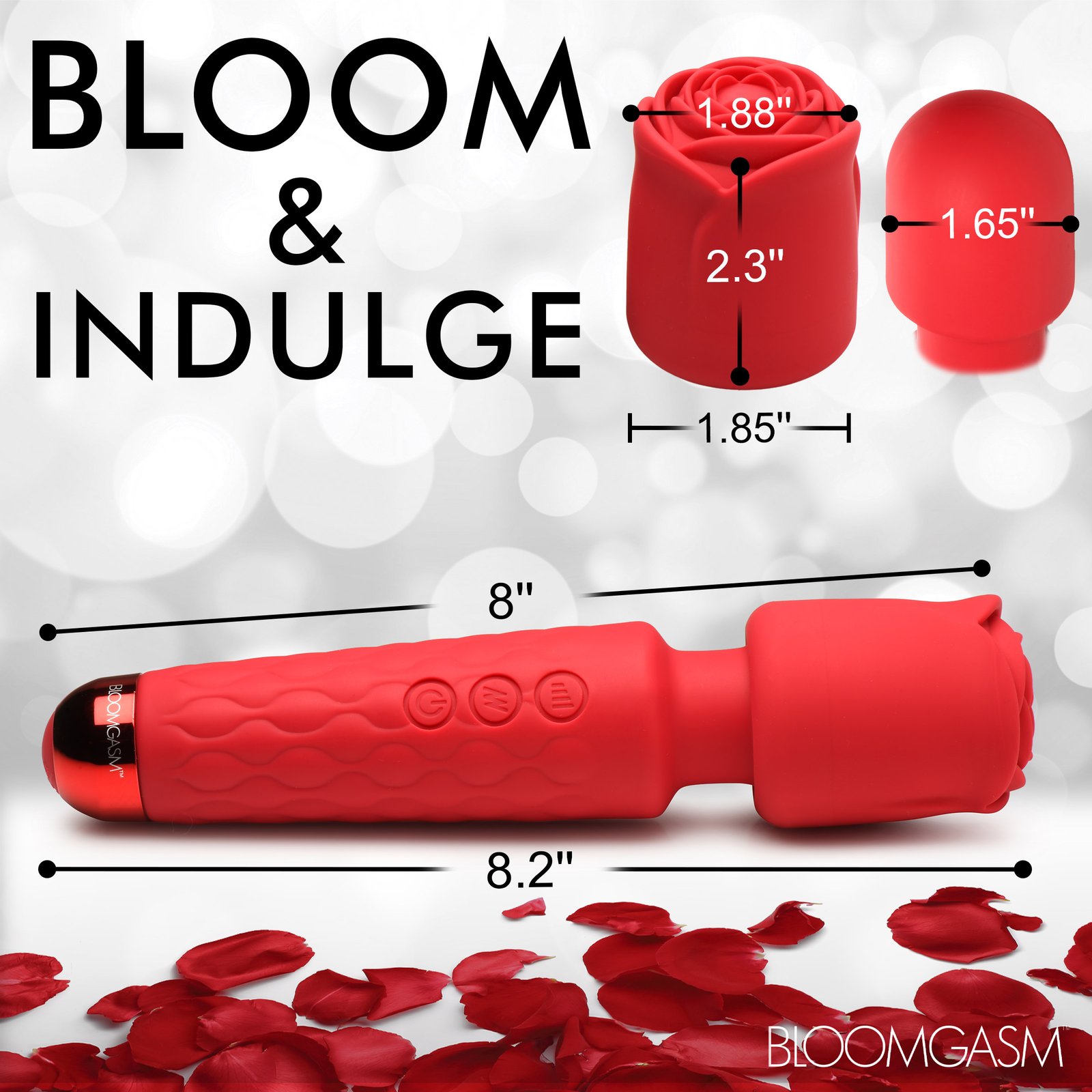 Deluxe Silicone Rose Wand - Image 4