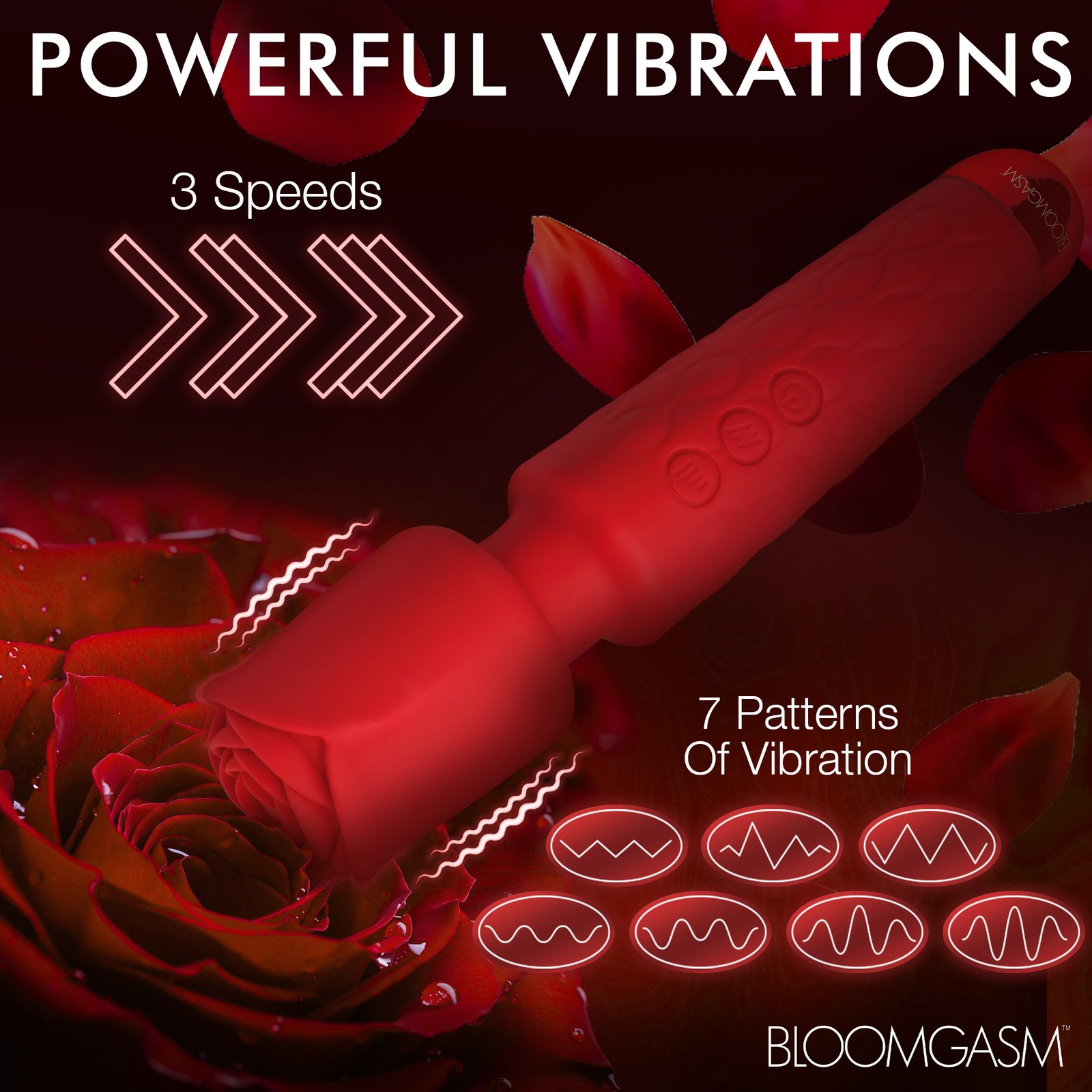 Deluxe Silicone Rose Wand - Image 6