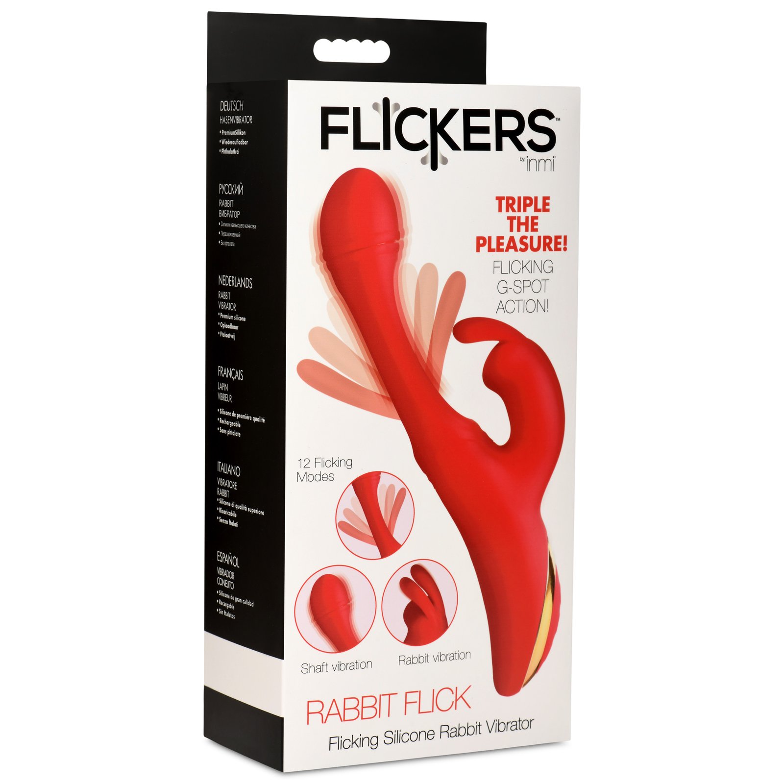 Flicking Silicone Rabbit Vibrator - Image 9