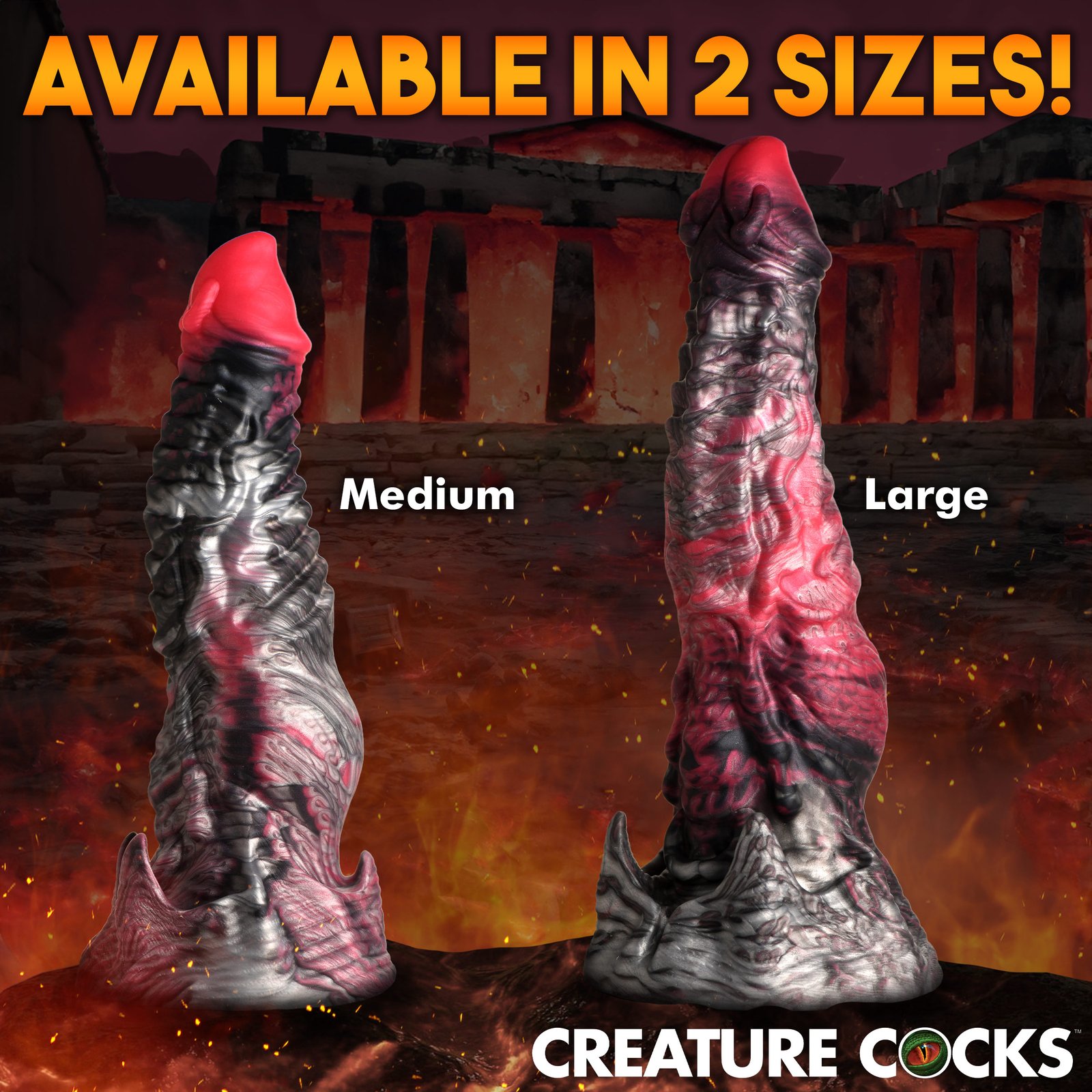 Hades Silicone Dildo - Medium - Image 8