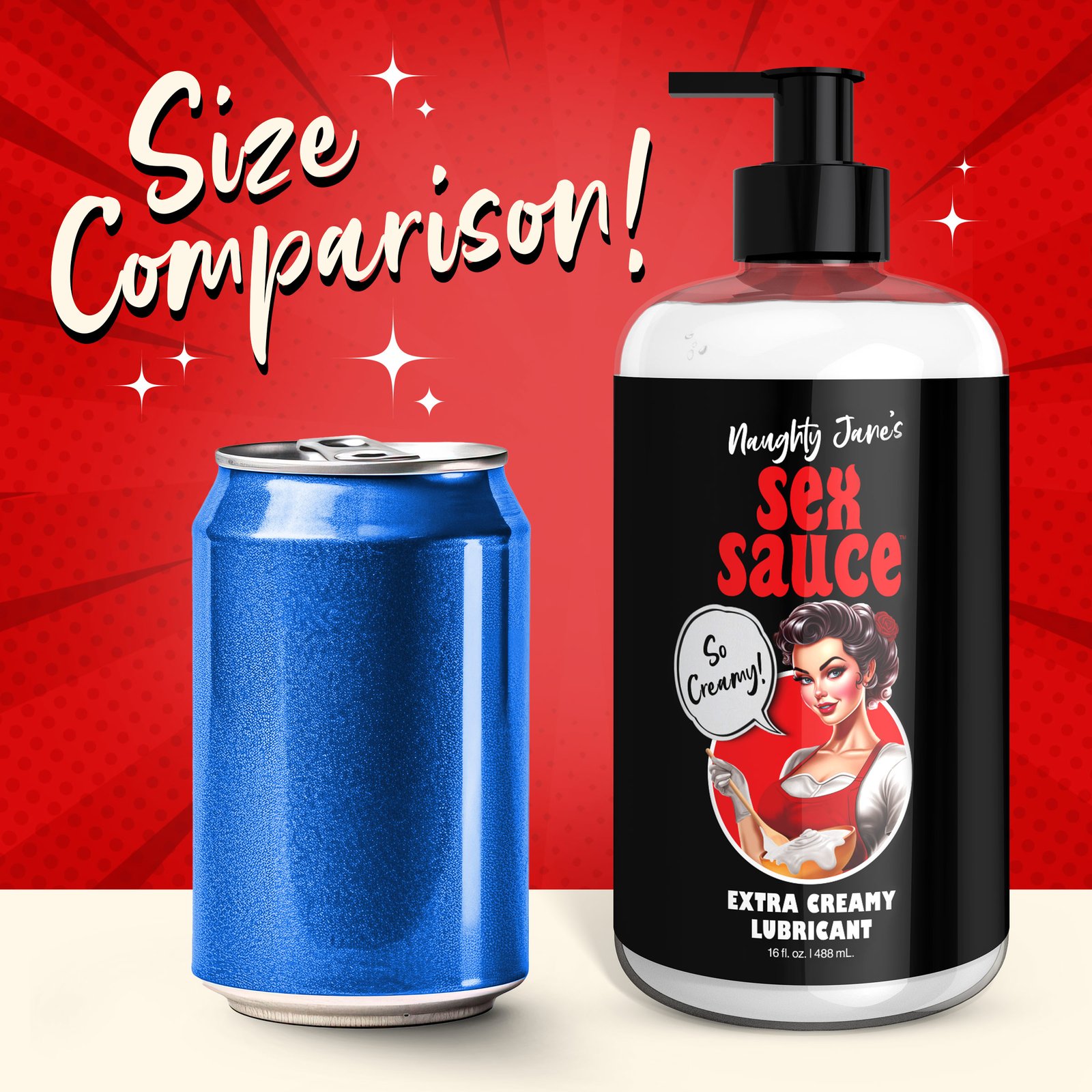 Naughty Jane's Sex Sauce Extra Creamy Lubricant - 16oz - Image 8