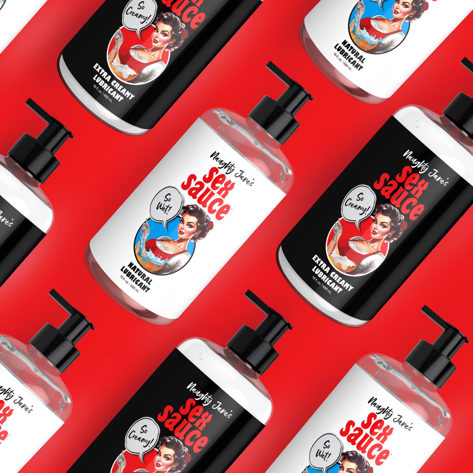 Naughty Jane's Sex Sauce Extra Creamy Lubricant - 16oz - Image 11