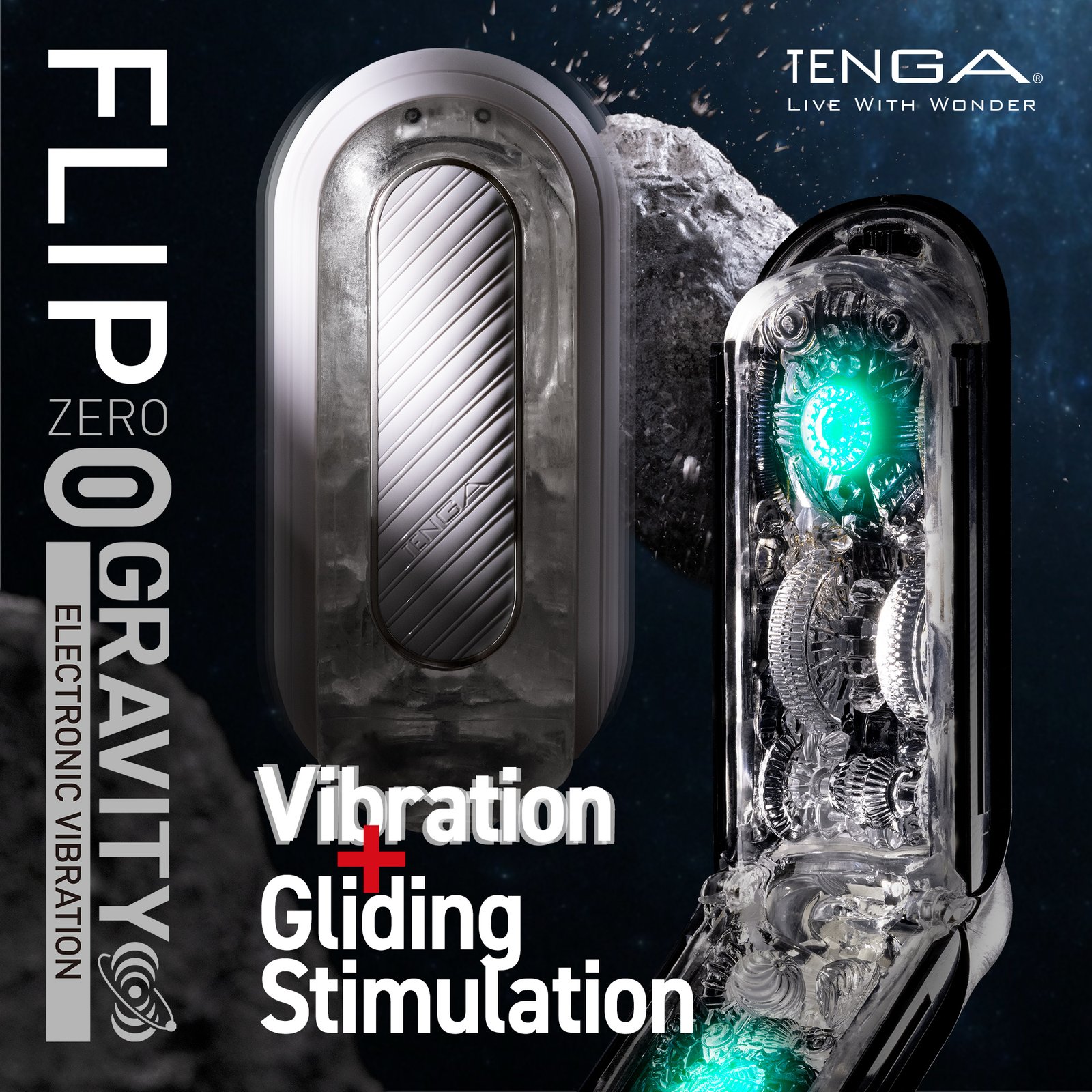 Flip Zero Gravity Vibrating - Black - Image 2