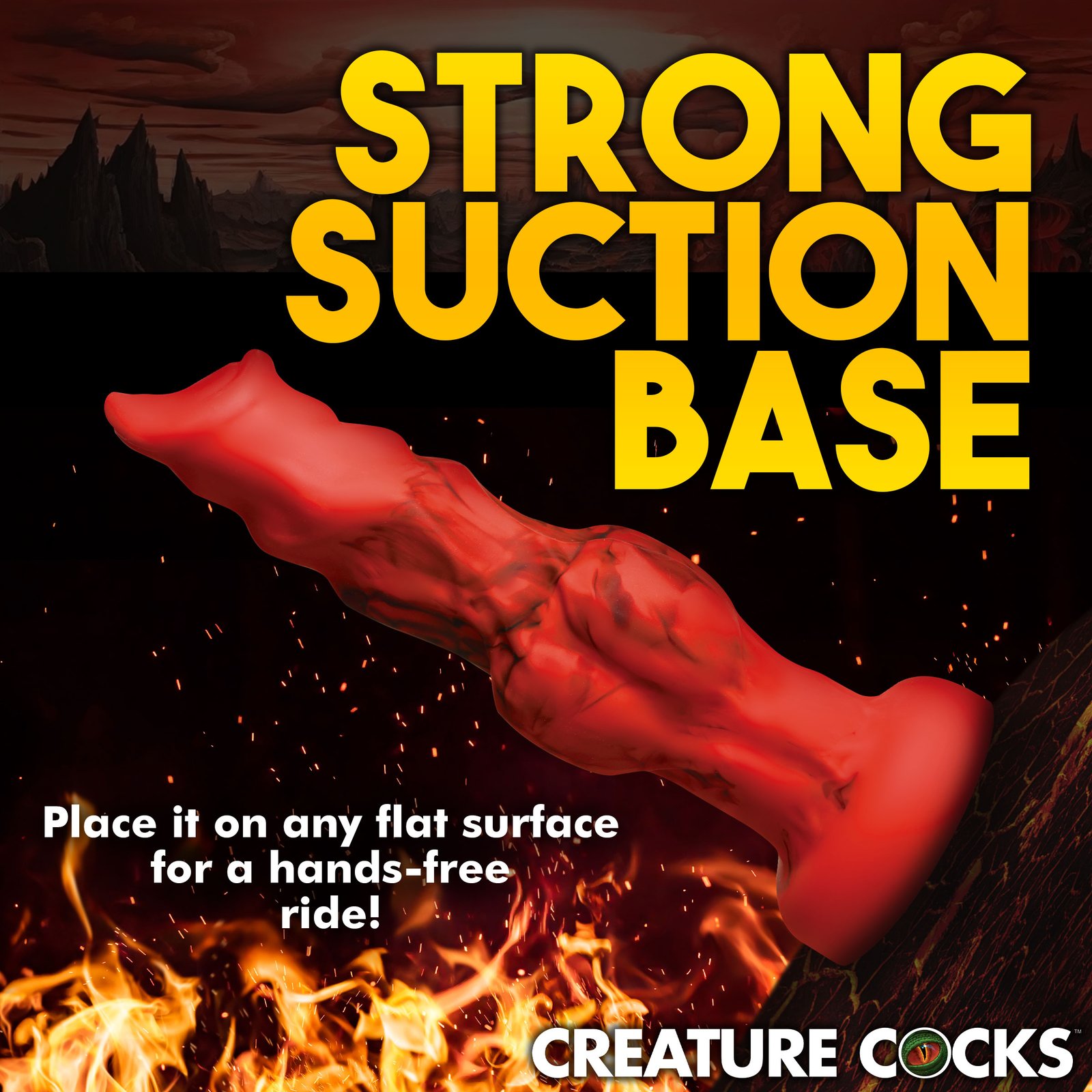 Fire Hound Silicone Dildo - Large - Image 7