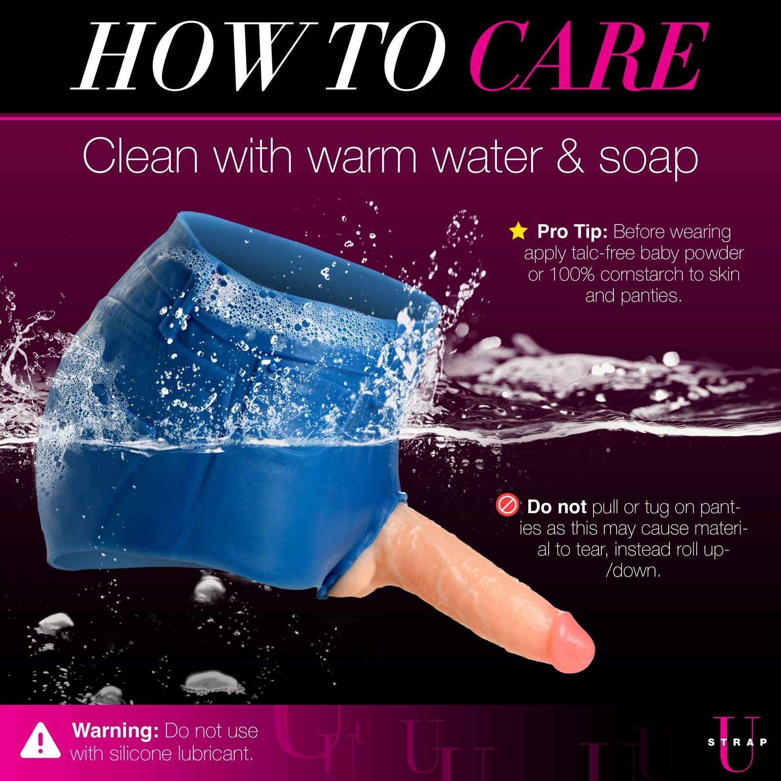 Booty Shorts 6 Inch Dildo Silicone Strap On Harness - Medium - Image 7