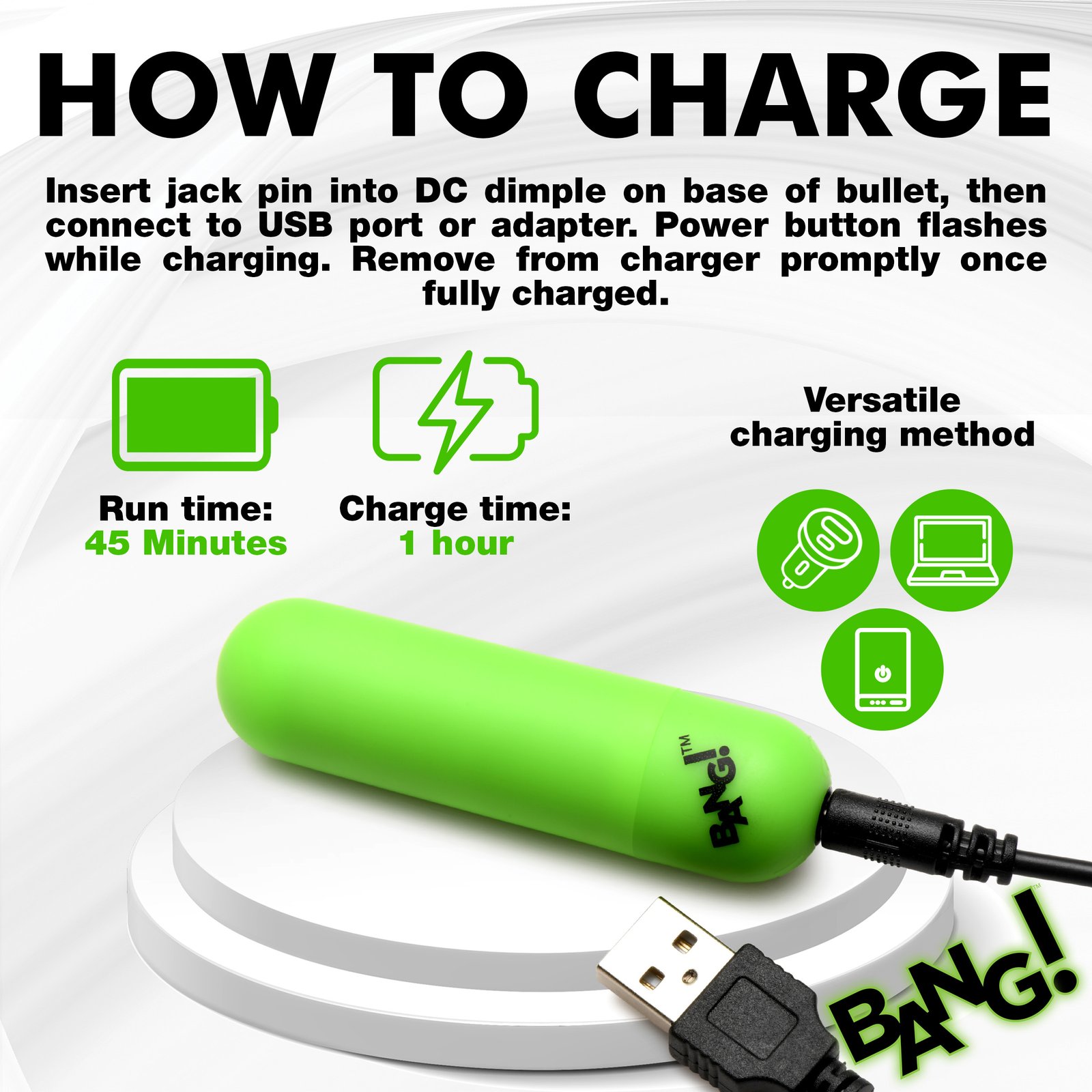 Glow-in-the-Dark Silicone Vibrating Cock Ring - Image 8