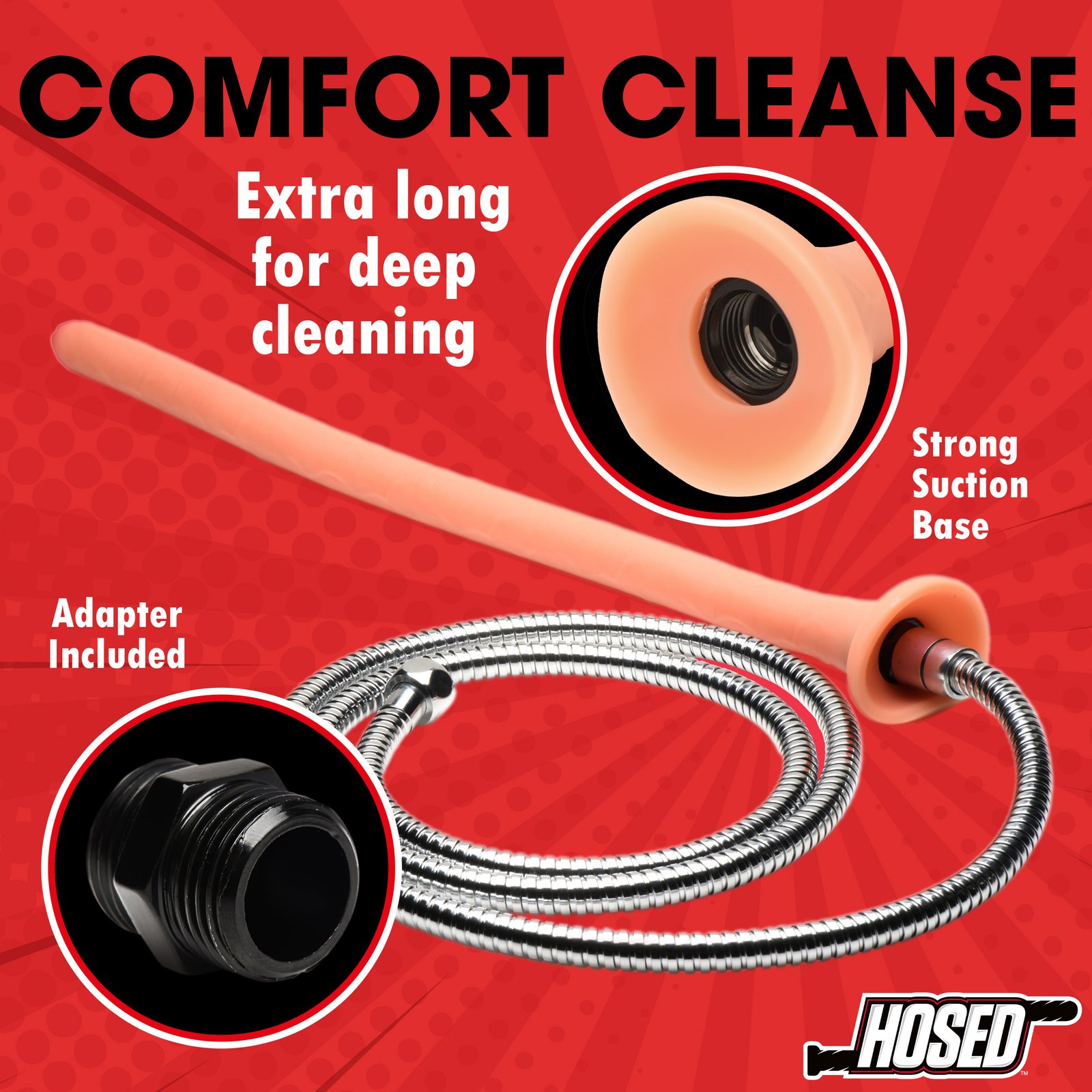 19" Slim Silicone Enema Hose - Image 5