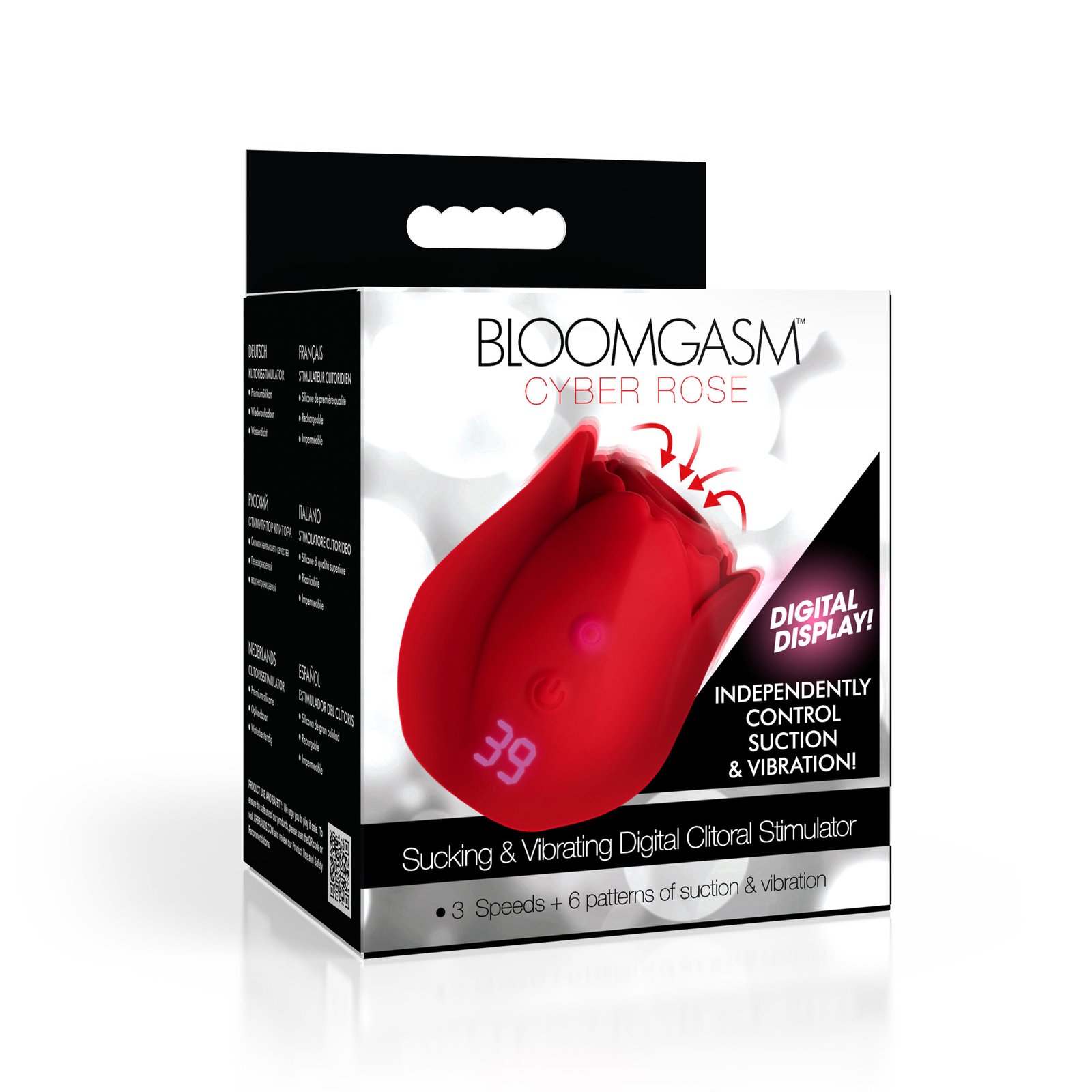 Cyber Rose Sucking & Vibrating Digital Clitoral Stimulator - Image 6