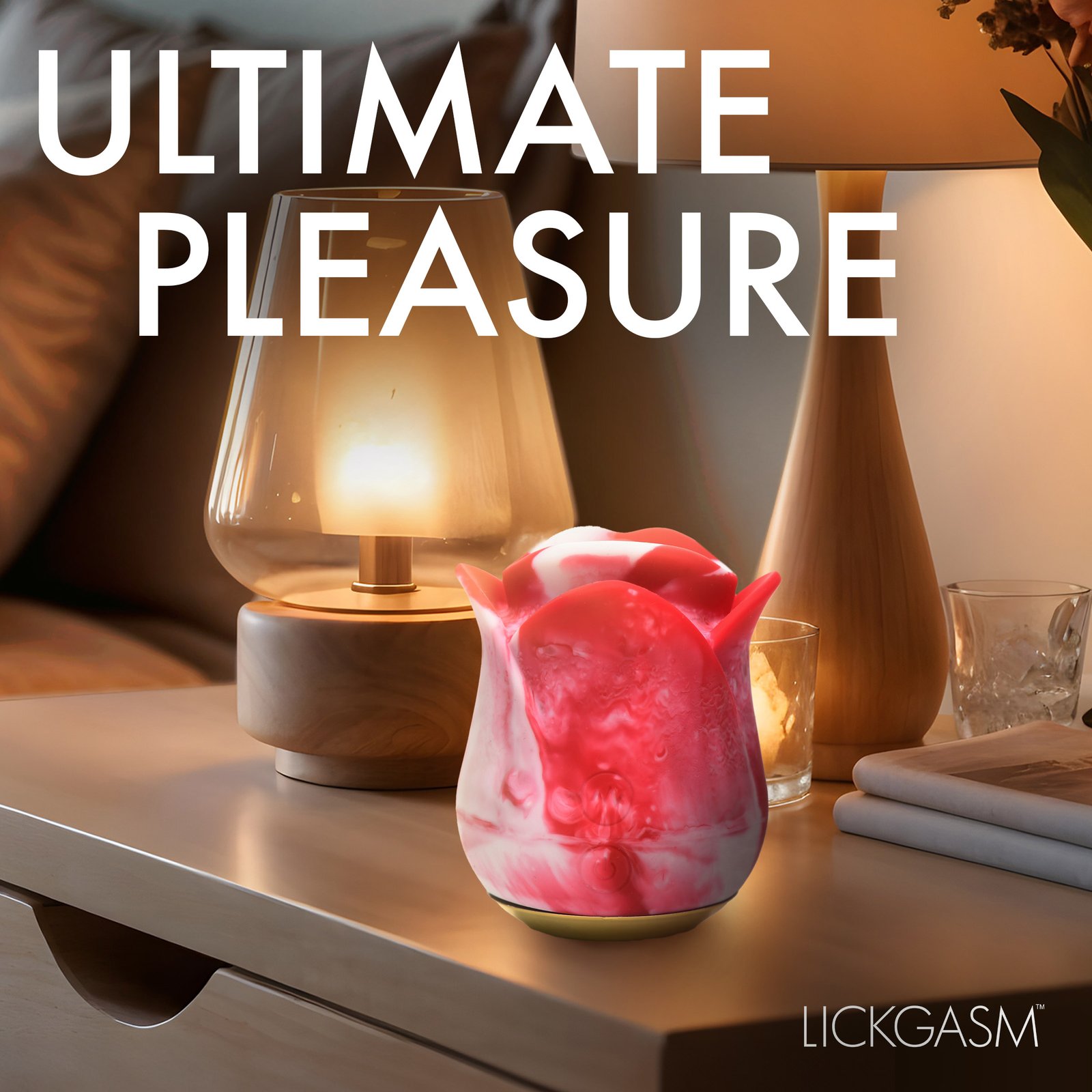 Sweet Kiss Kissing and Vibrating Clitoral Stimulator - Swirl - Image 2