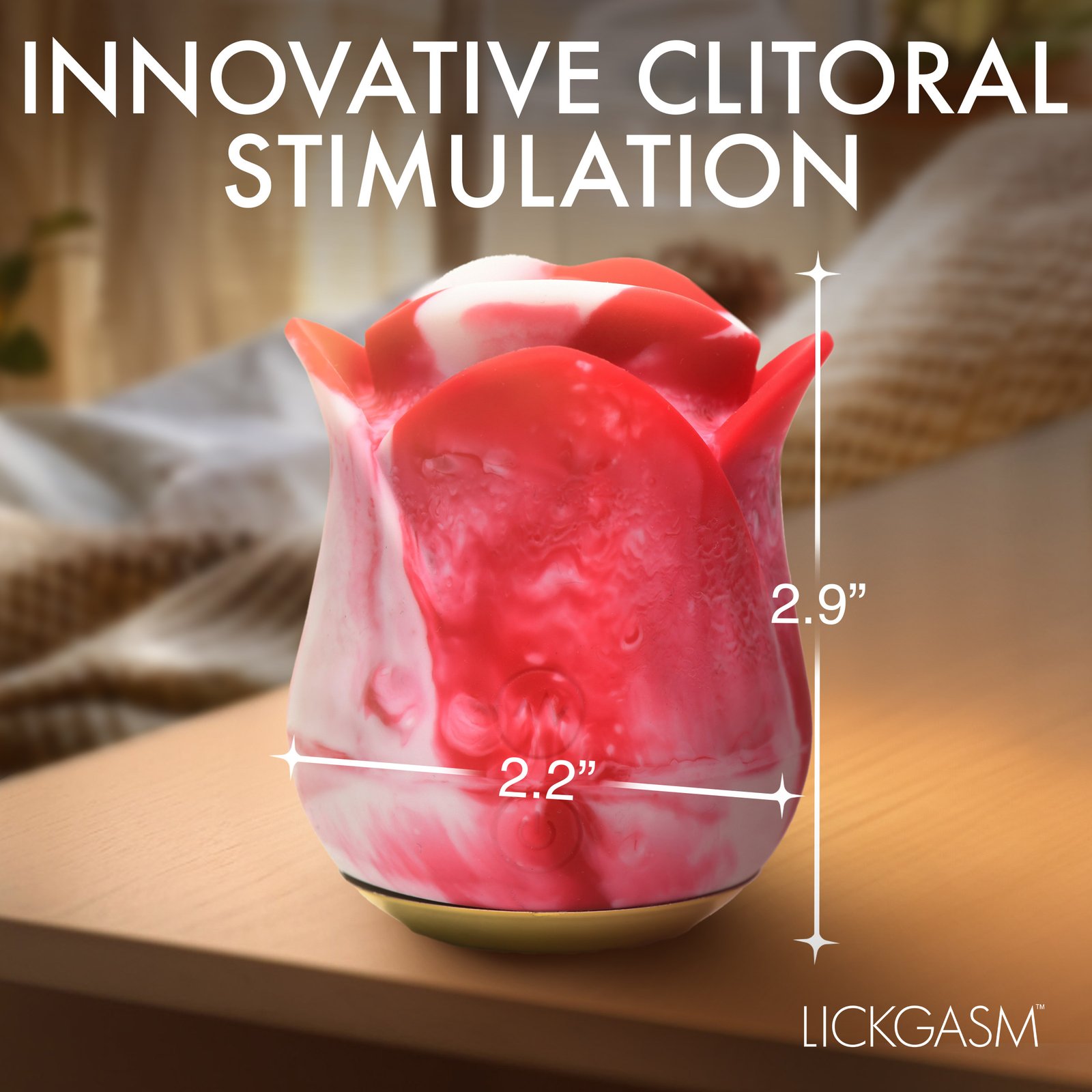 Sweet Kiss Kissing and Vibrating Clitoral Stimulator - Swirl - Image 5