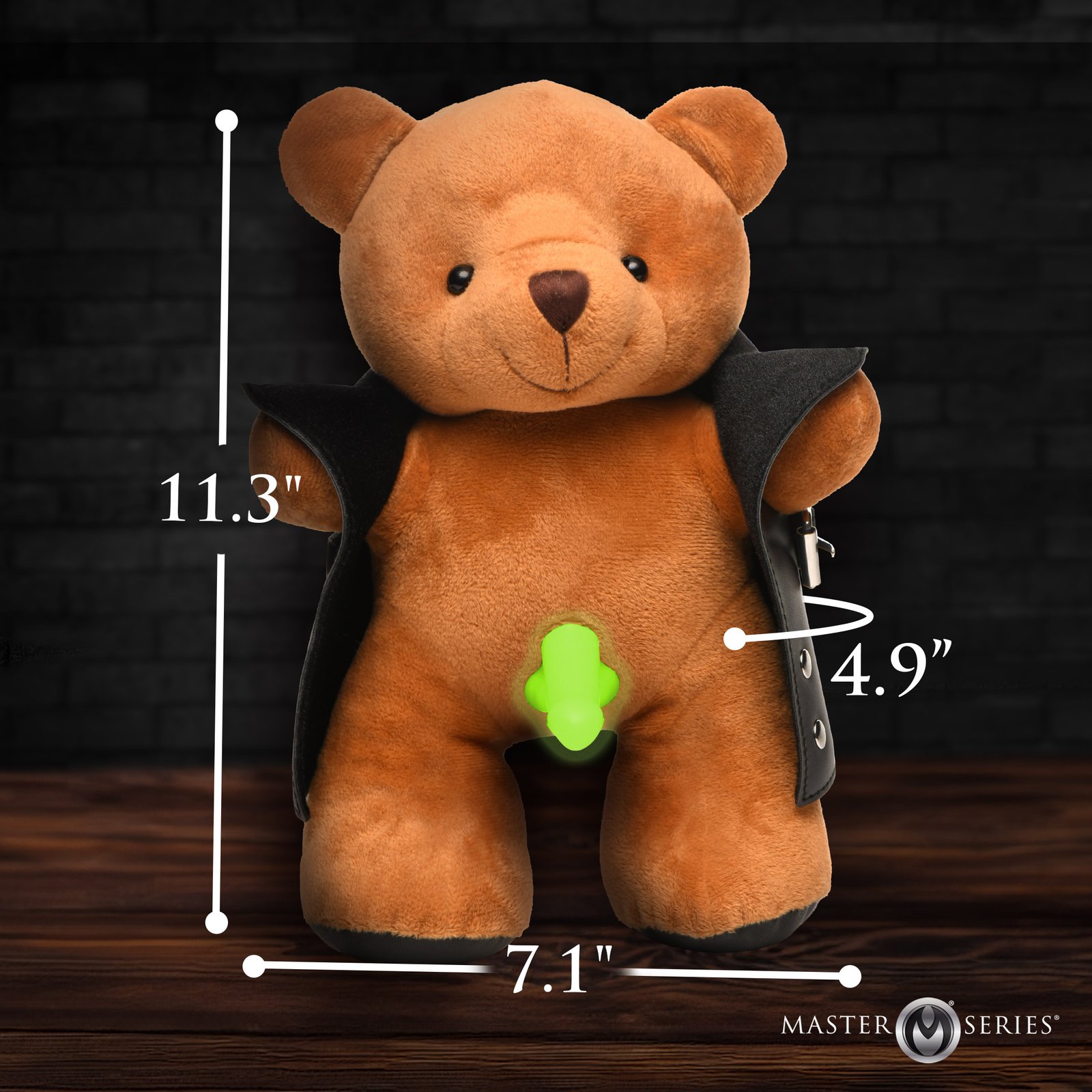 The Flasher Glow-in-the-Dark Exhibitionist Teddy Bear - Image 4