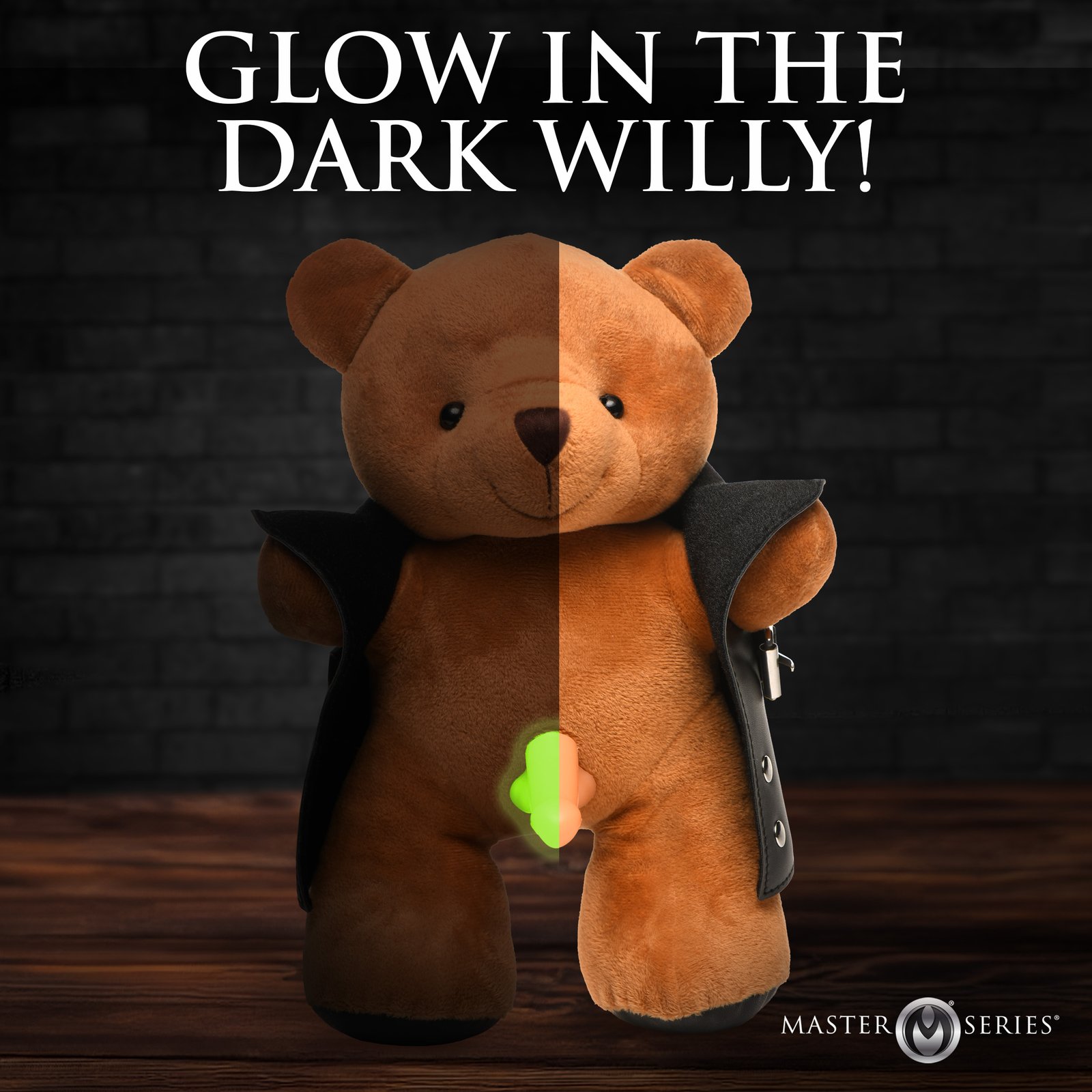 The Flasher Glow-in-the-Dark Exhibitionist Teddy Bear - Image 3