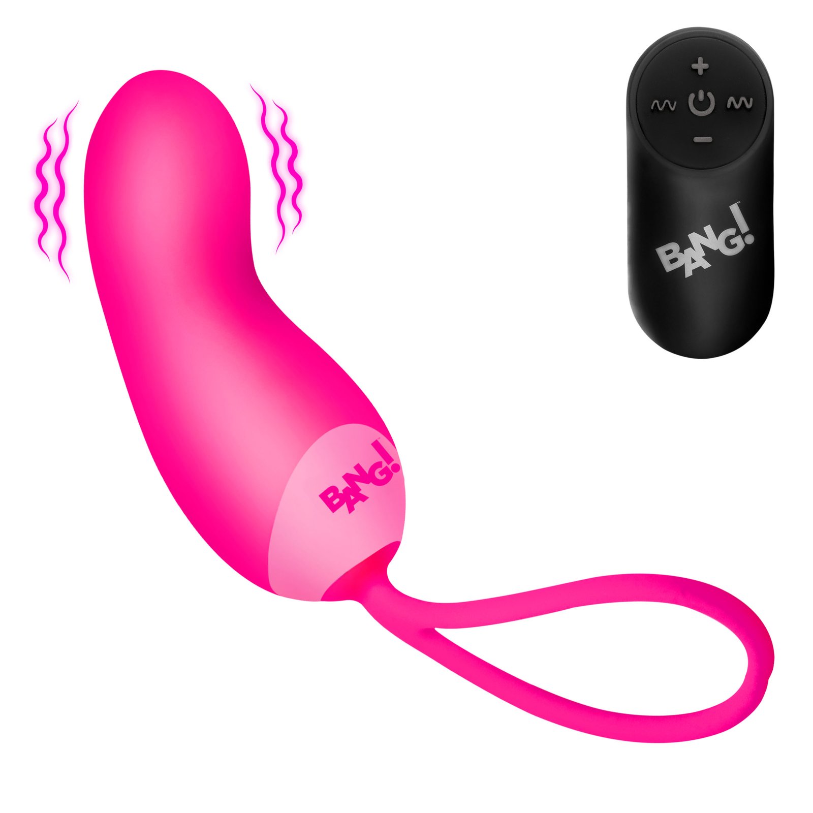 Silicone Mini Vibe w/ Remote - Pink - Image 4