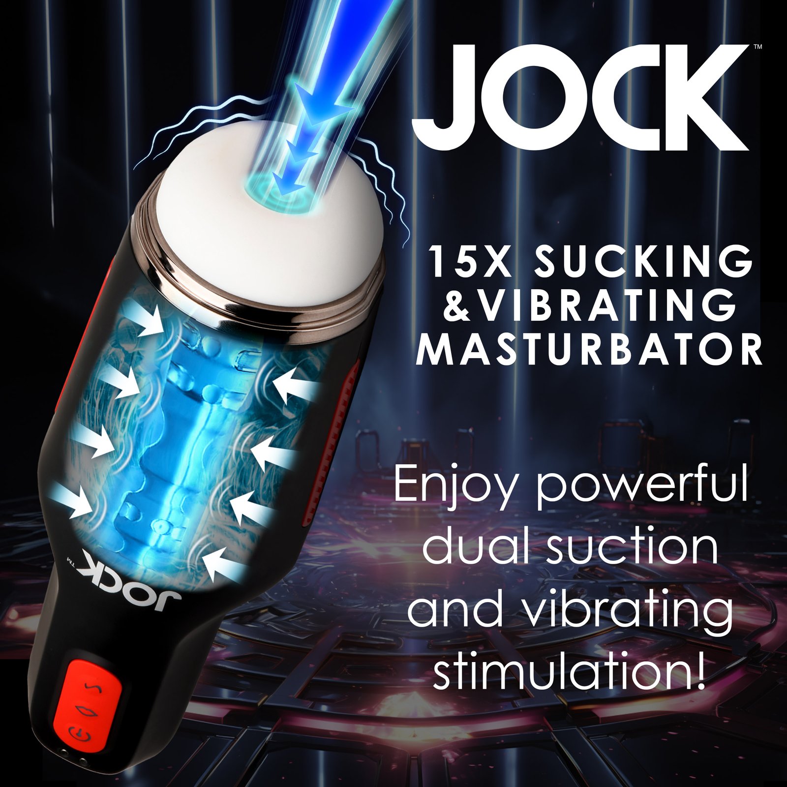 15X Sucking and Vibrating Masturbator - Image 2