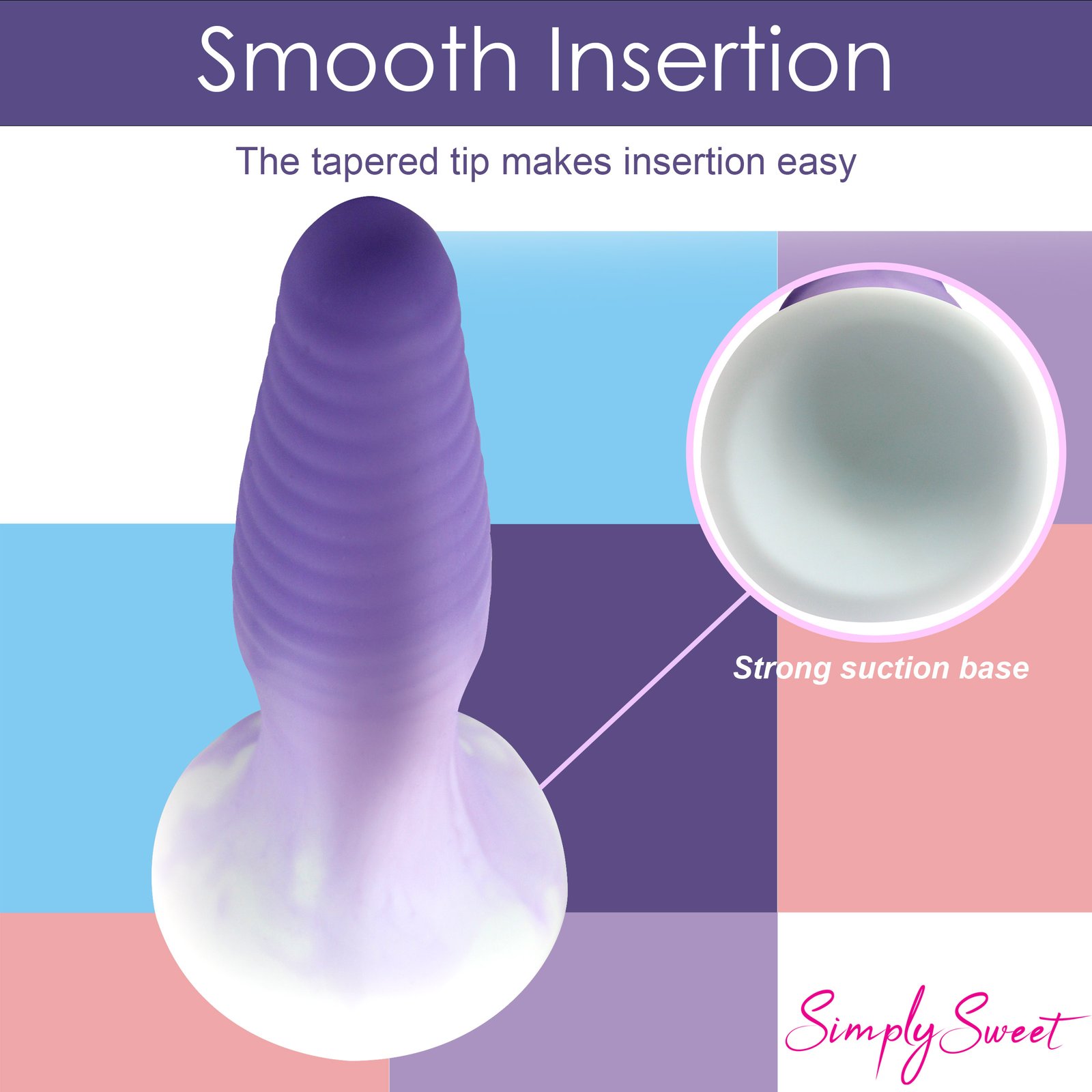 3 Piece Silicone Butt Plug Set - Purple - Image 7
