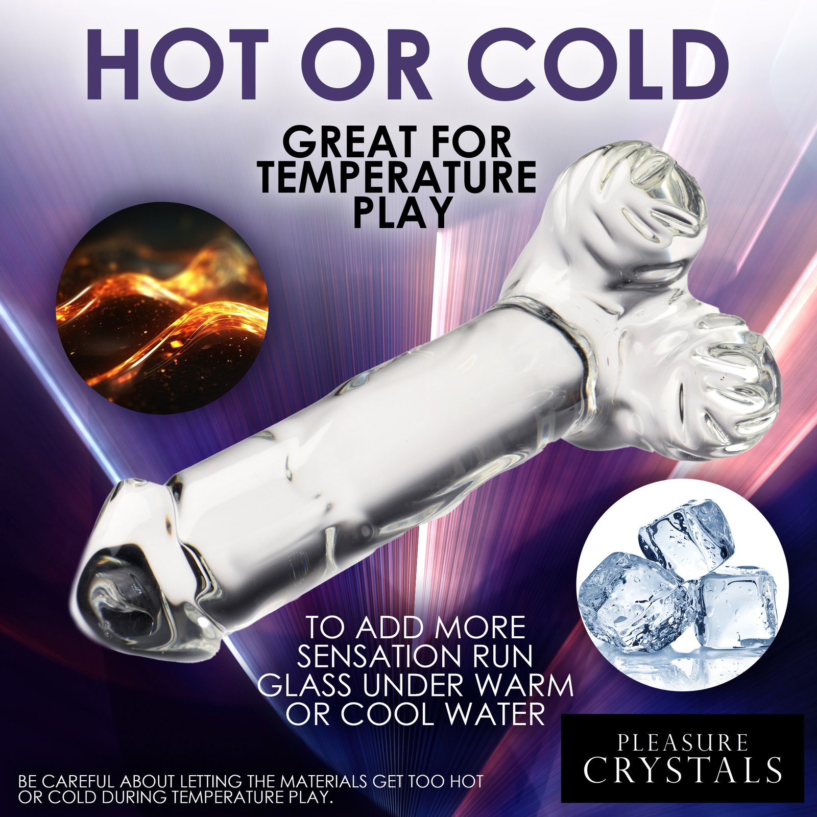 Glass Dildo with Balls - Image 6