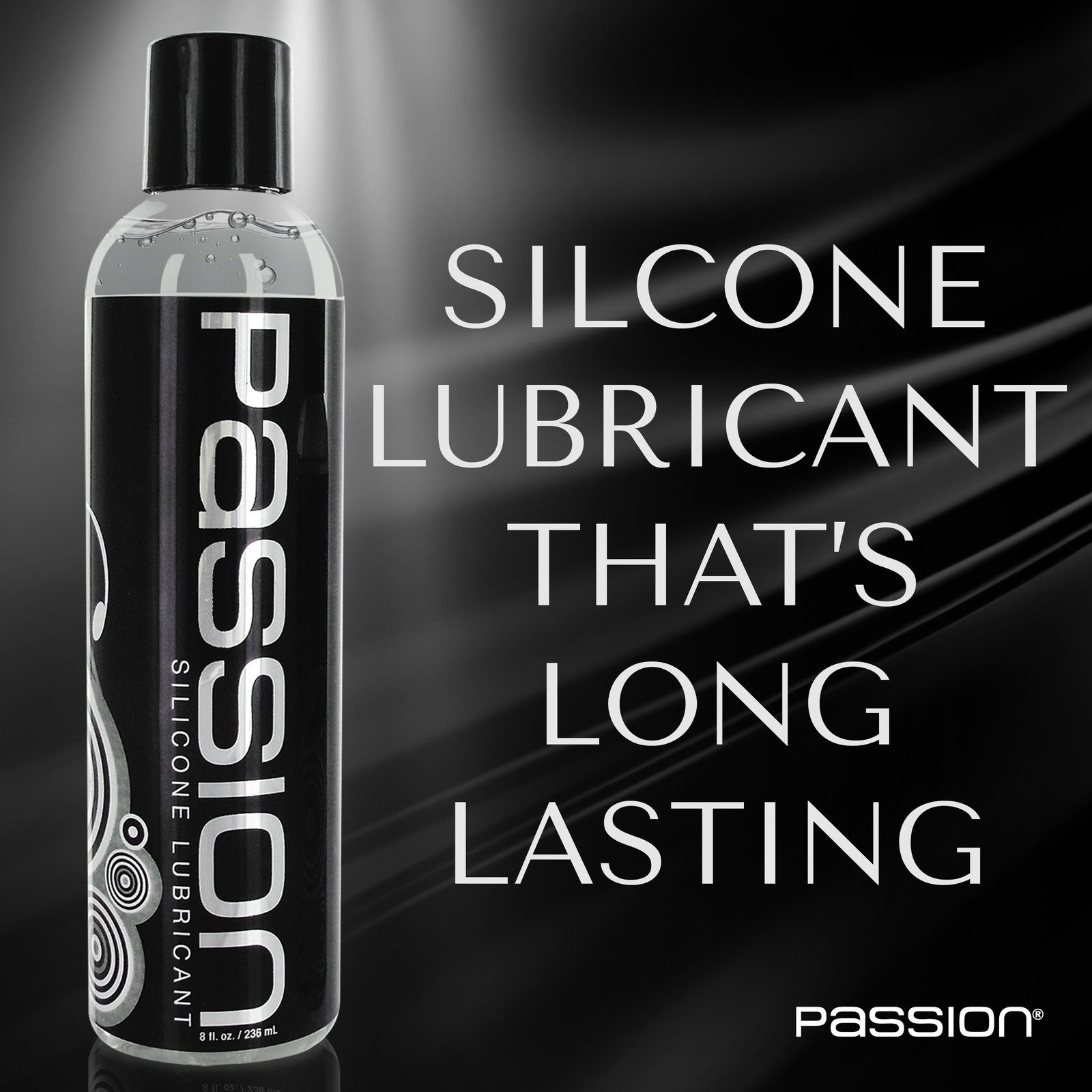 Passion Premium Silicone Lubricant - 8 oz - Image 2