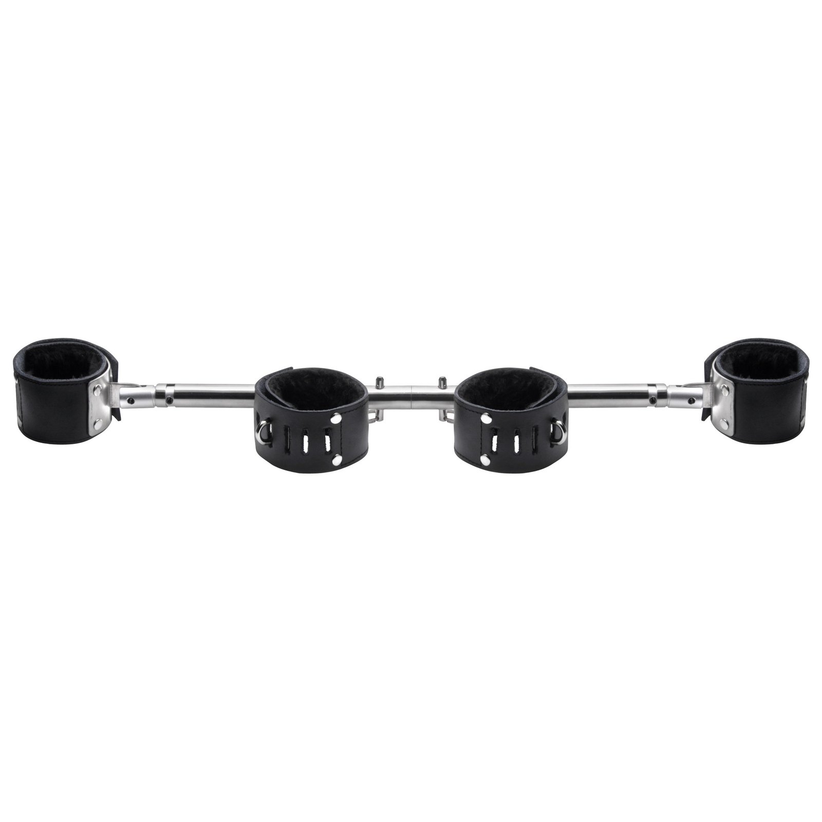 Adjustable Swiveling Spreader Bar with Leather Cuffs - Image 3
