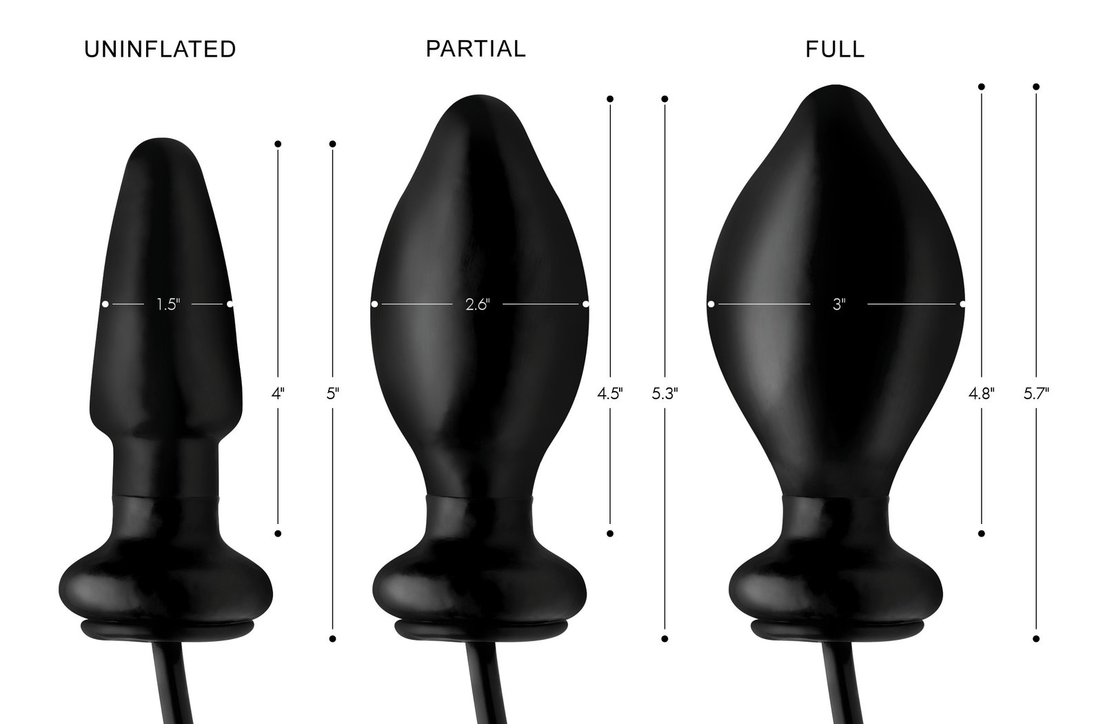 Expand Inflatable Anal Plug - Image 2