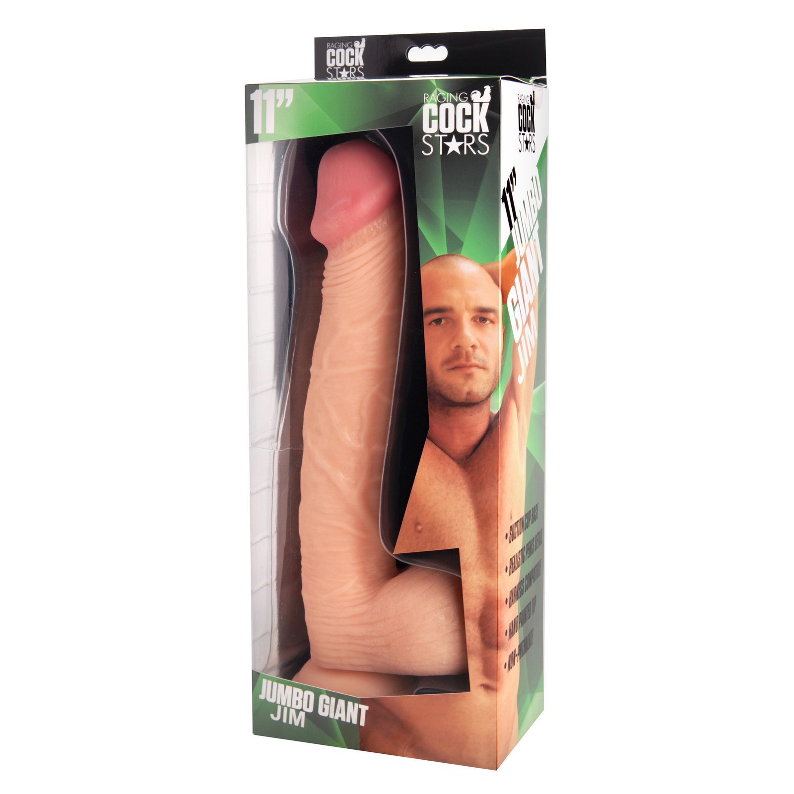 Raging Cockstars Jumbo Giant Jim 11 Inch Realistic Dildo - Image 4