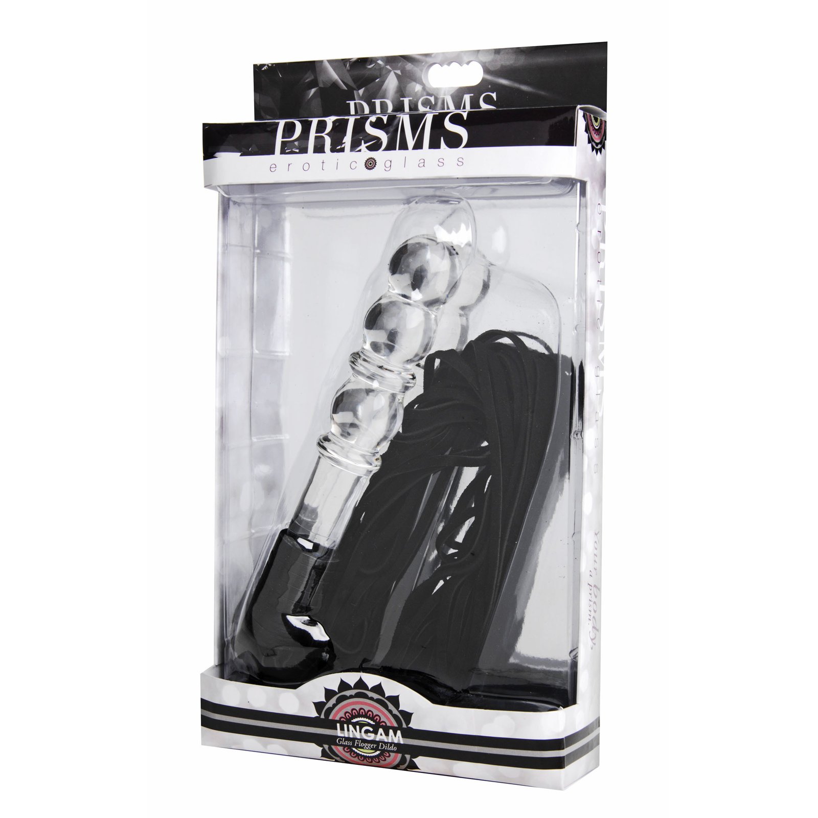 Lingam Glass Dildo Flogger - Image 2