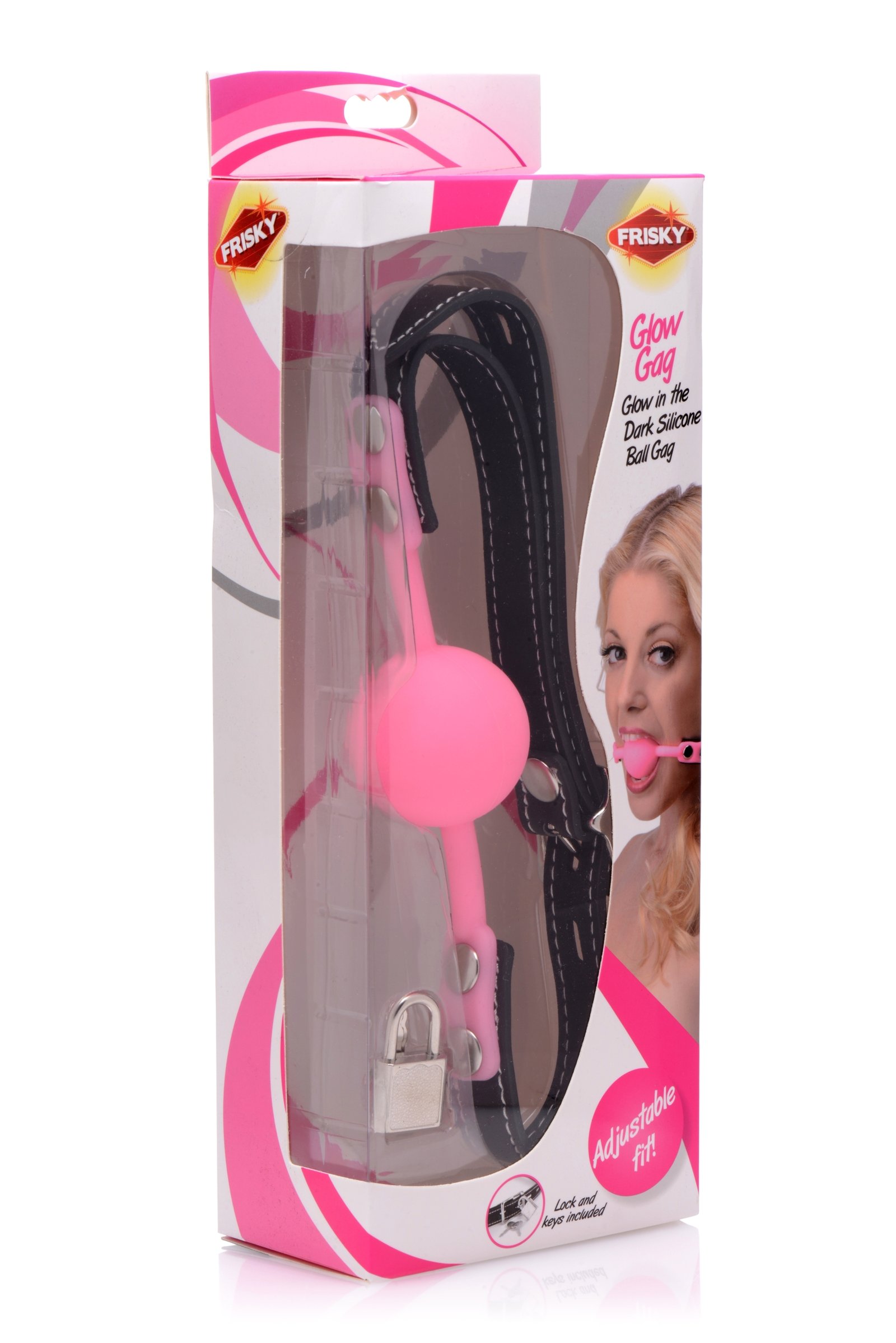 Glow Gag Glow in the Dark Silicone Ball Gag - Image 6