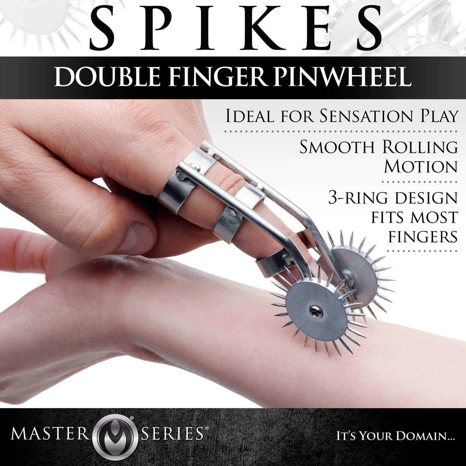 Spikes Double Finger Pinwheel - Image 2