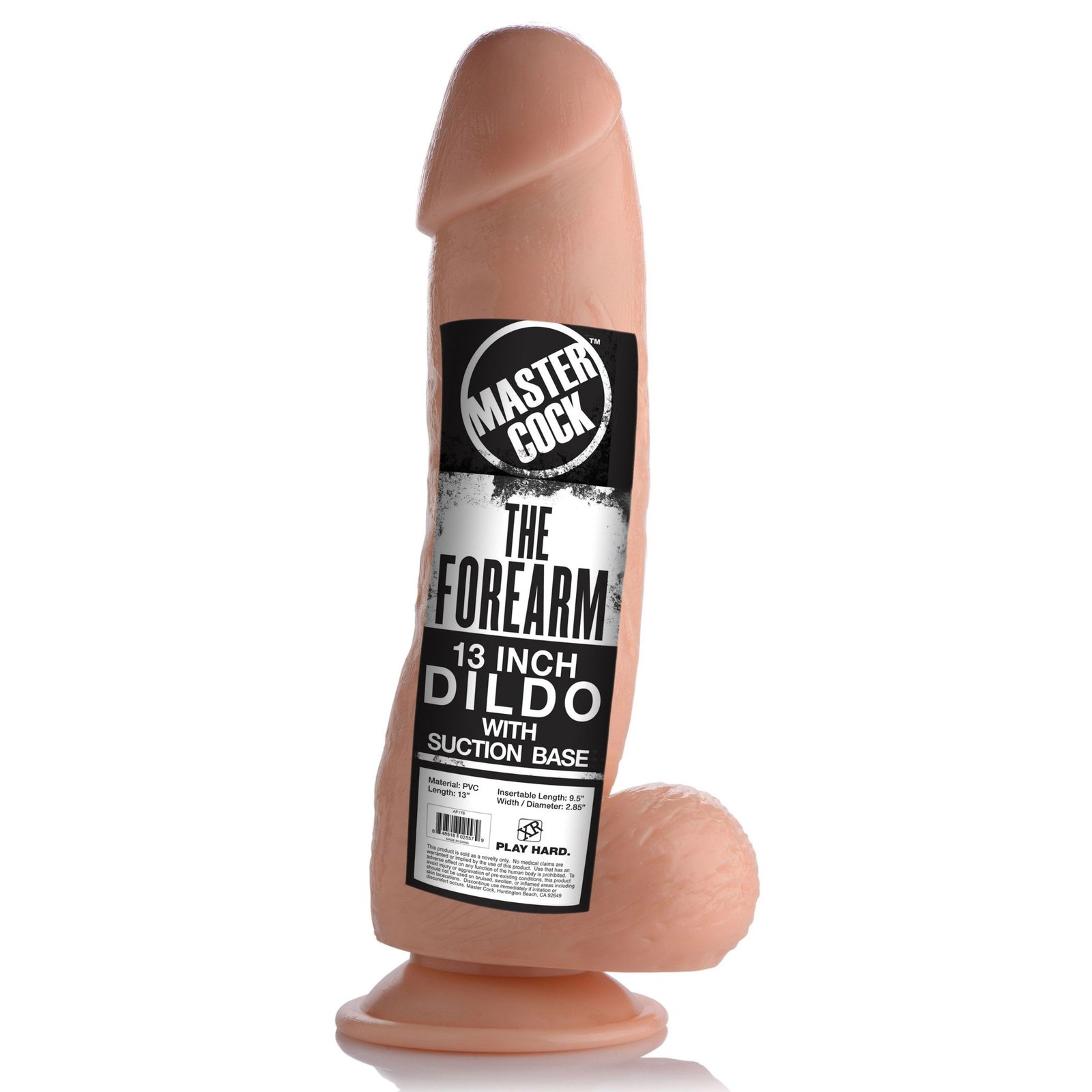 The Forearm 13 Inch Dildo with Suction Base Flesh - Image 4