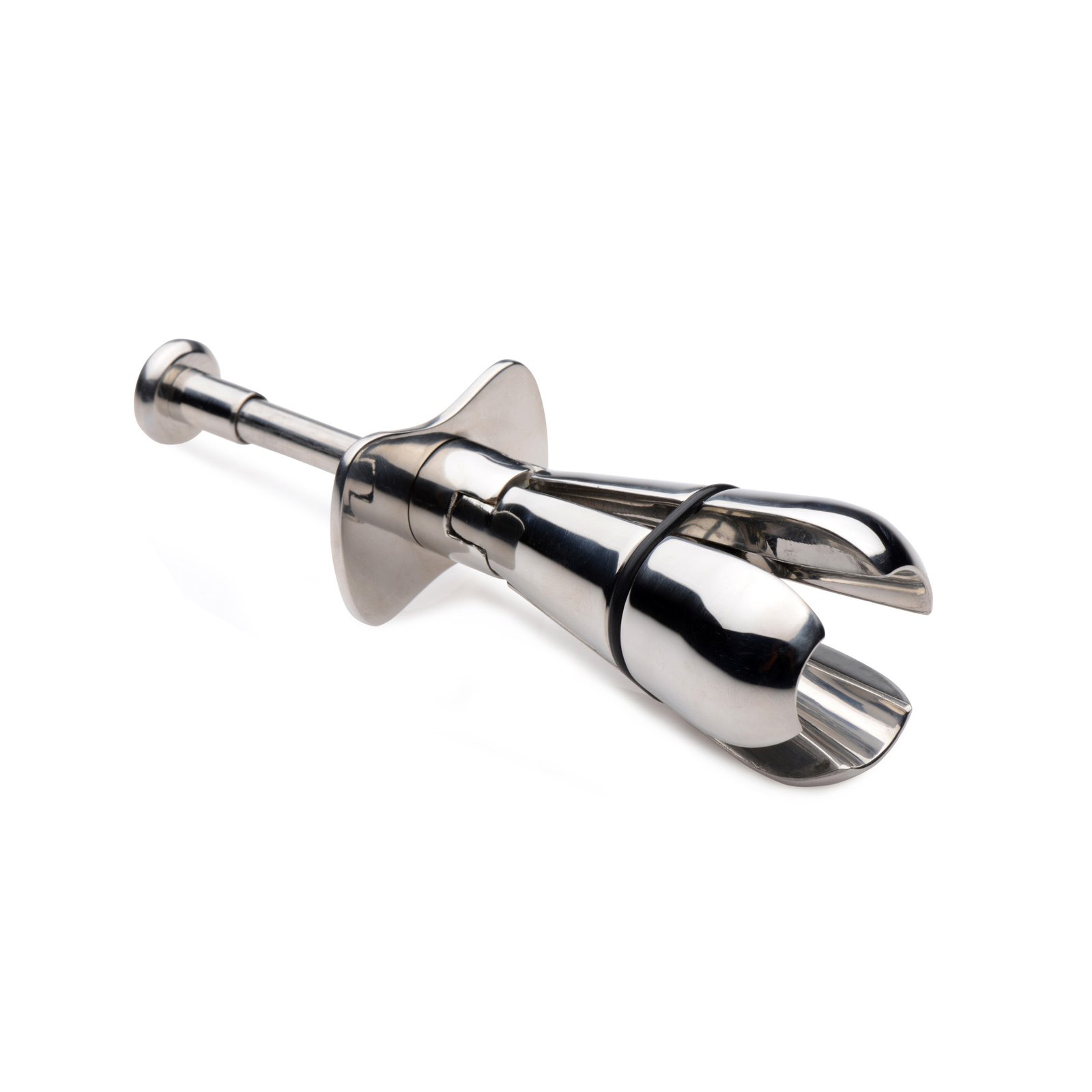Stainless Steel Locking Anal Plug - Image 6