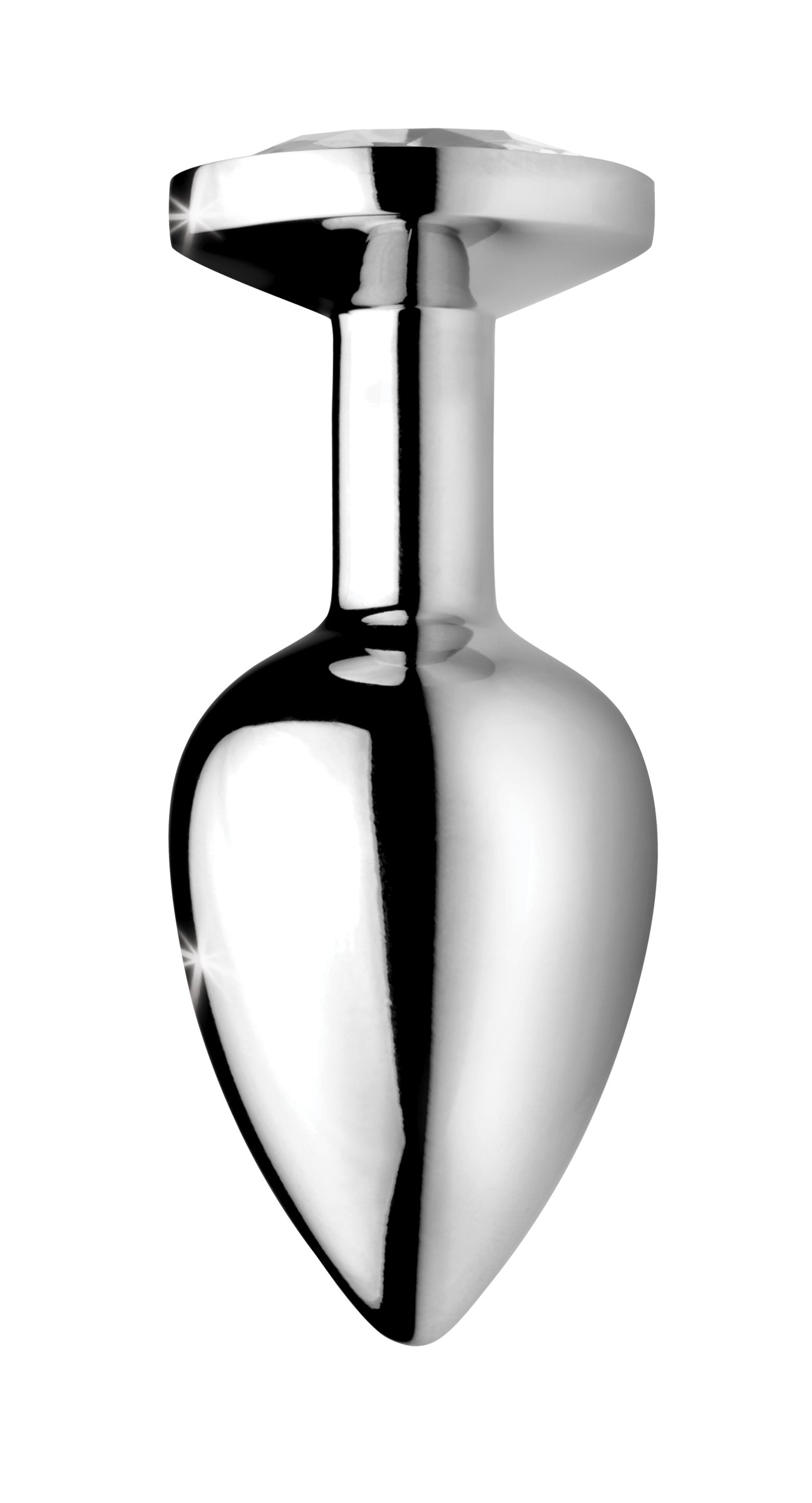 Clear Gem Anal Plug- Medium - Image 2