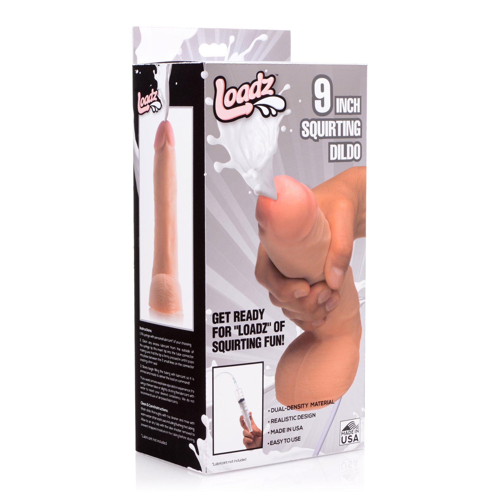 9 Inch Realistic Dual Density Squirting Dildo - Image 6