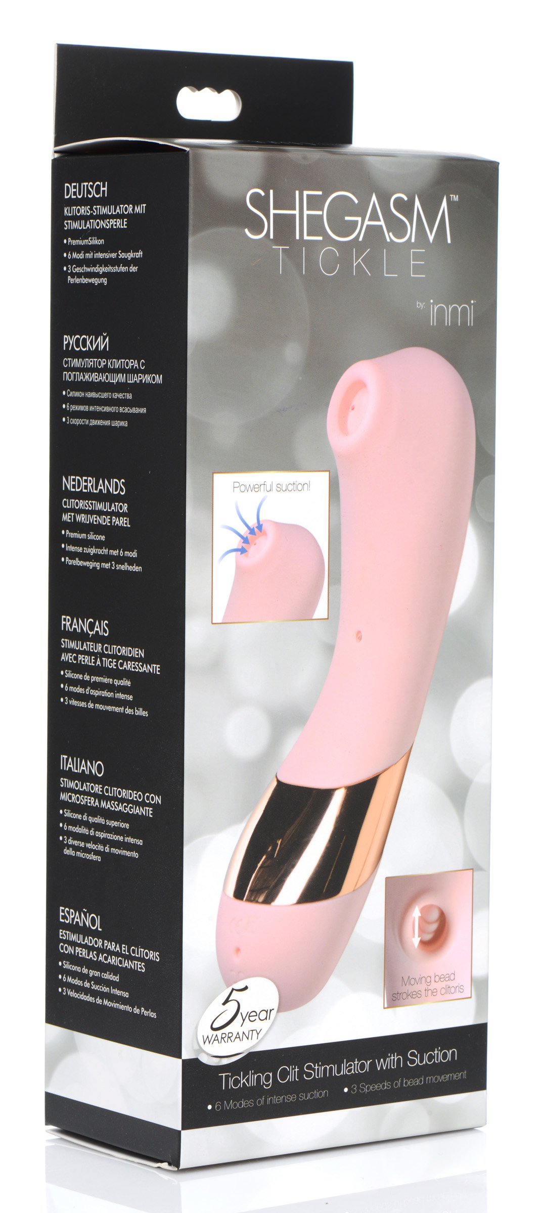 Shegasm Tickle Tickling Stimulator with Suction - Image 5