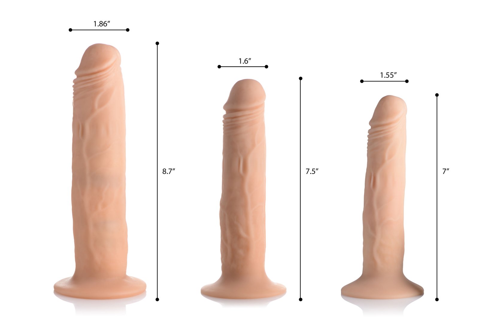 Kinetic Thumping 7X Remote Control Dildo - Large - Image 6