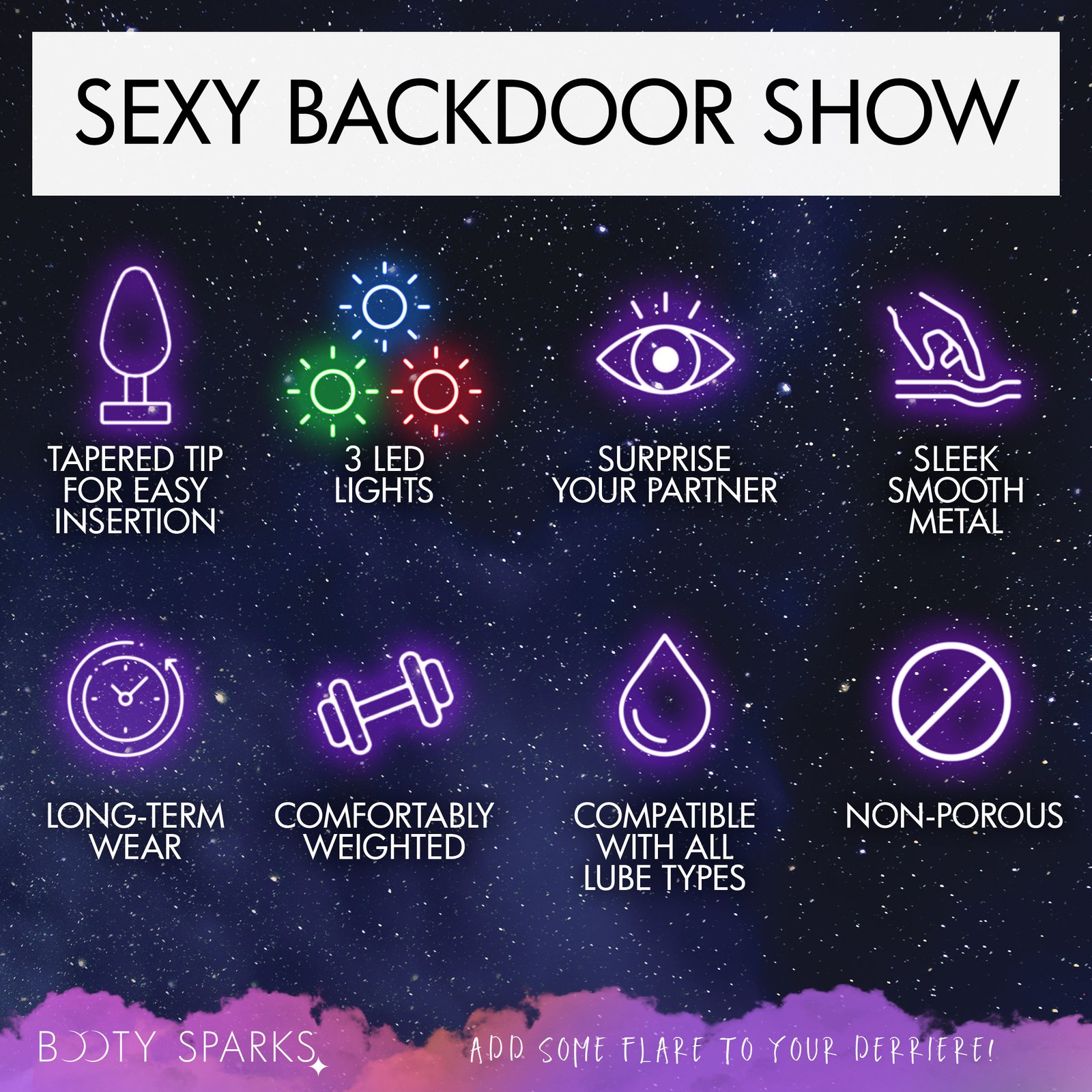 Light Up Anal Plug - Small - Image 5