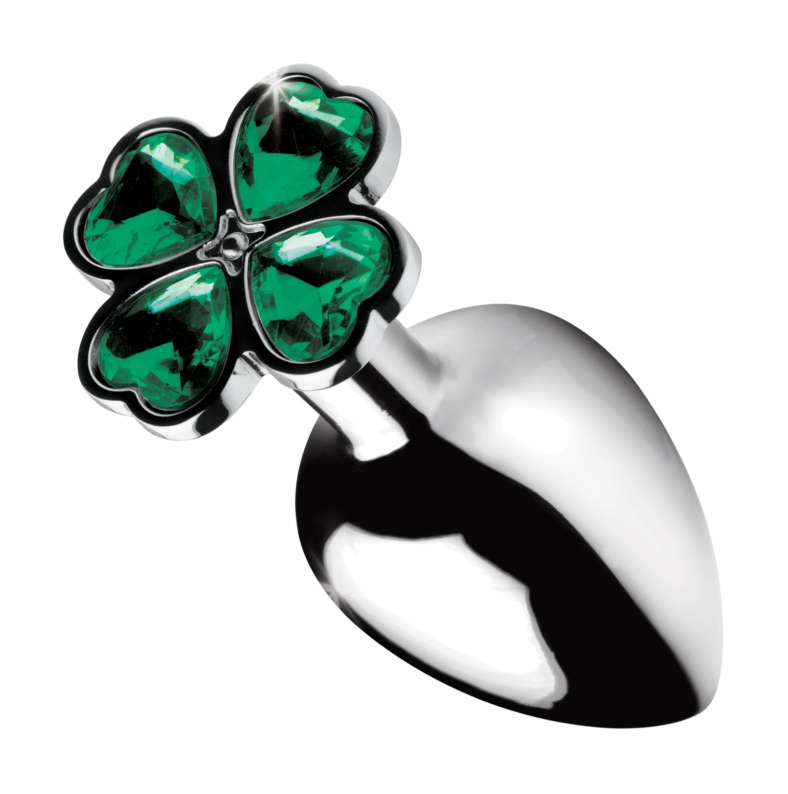 Lucky Clover Gem Anal Plug - Large - Image 2