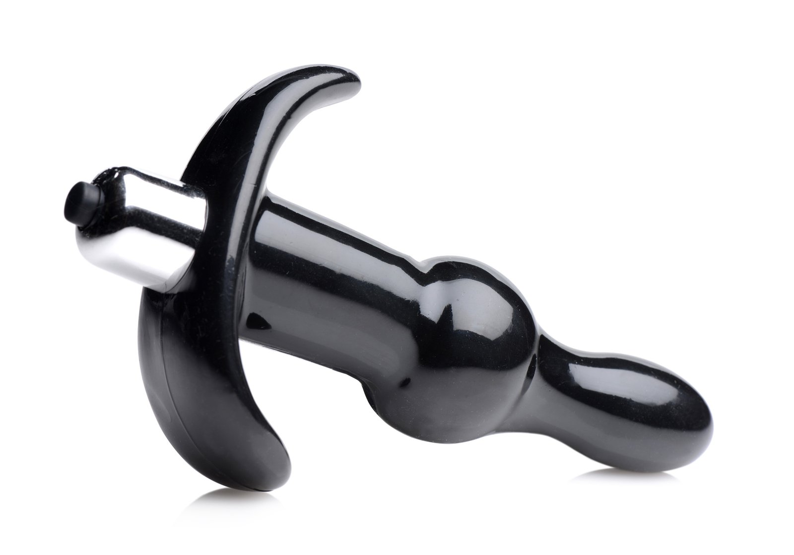 Bumpy Vibrating Anal Plug - Black - Image 5