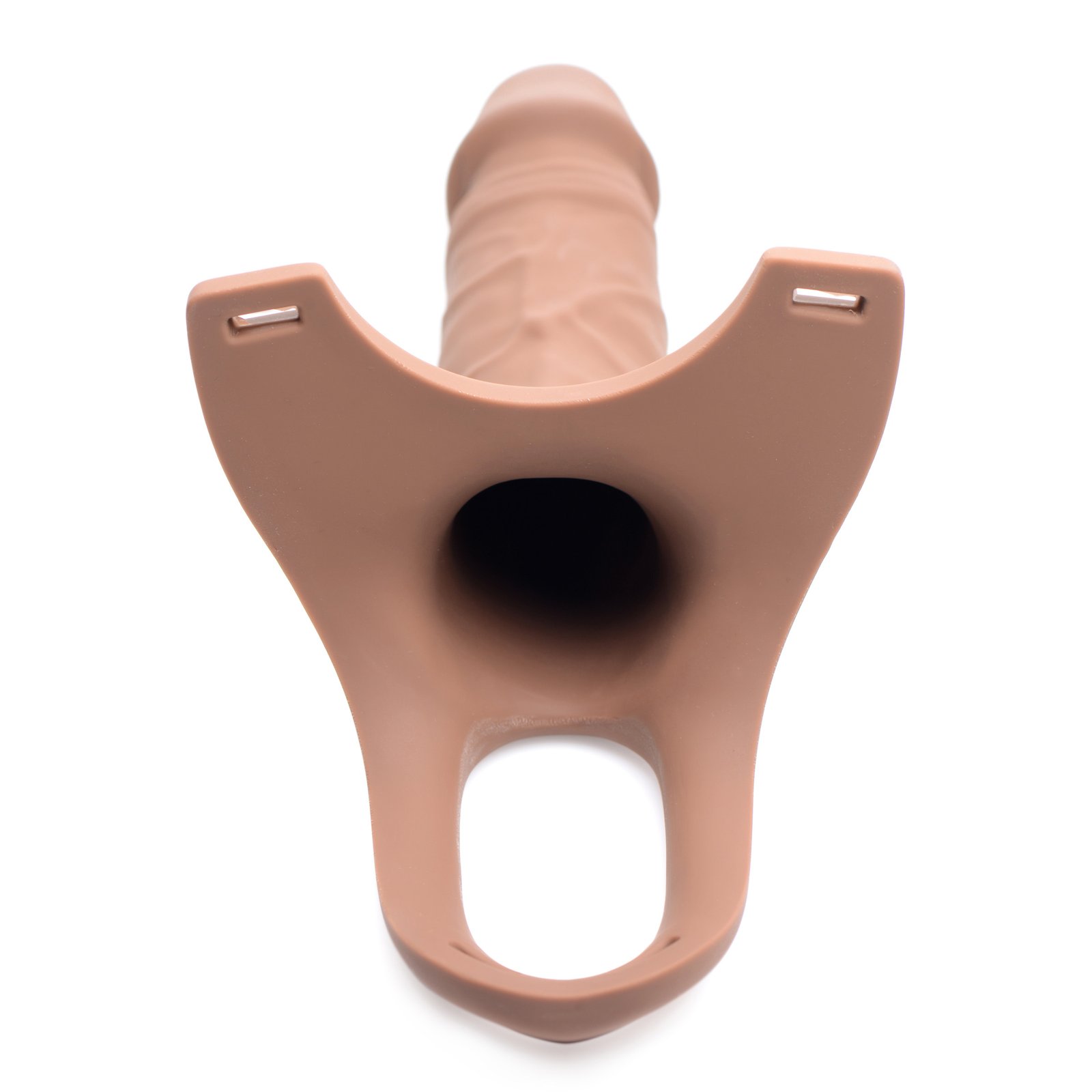 Hollow Silicone Dildo Strap-on - Flesh - Image 6