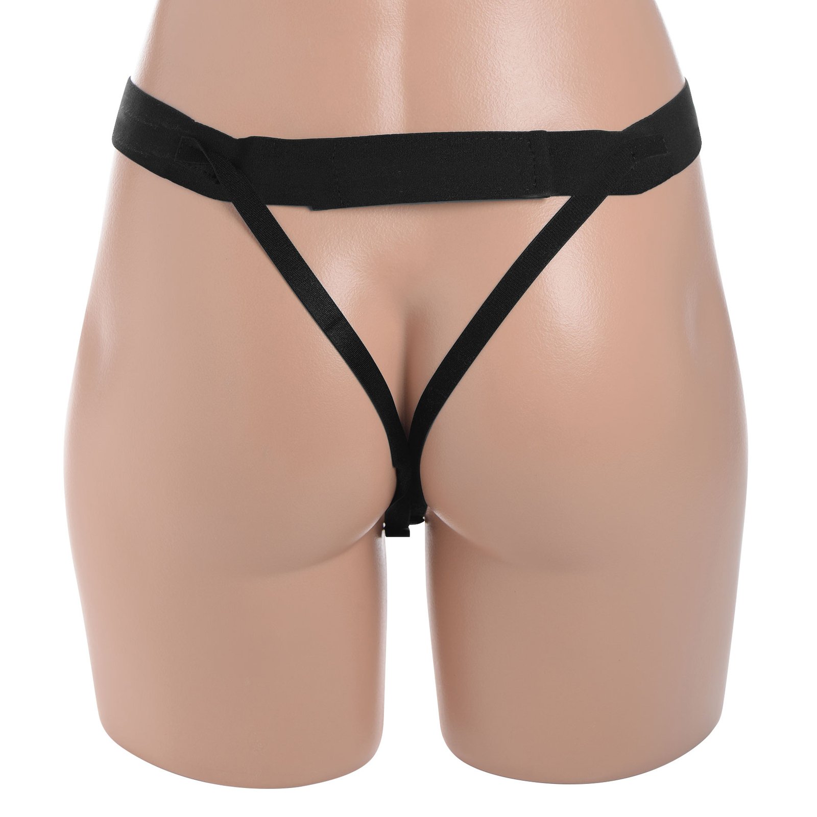 Hollow Silicone Dildo Strap-on - Flesh - Image 4