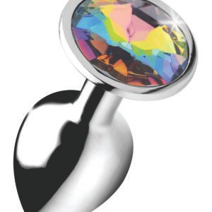 Rainbow Prism Gem Anal Plug - Small