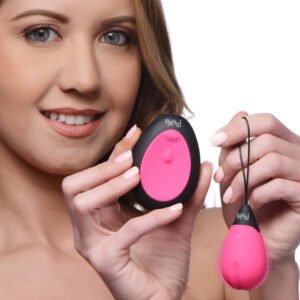 10X Silicone Vibrating Egg - Pink