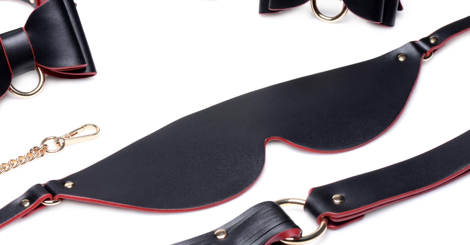 Black and Red Bow Bondage Set with Carry Case - Image 9
